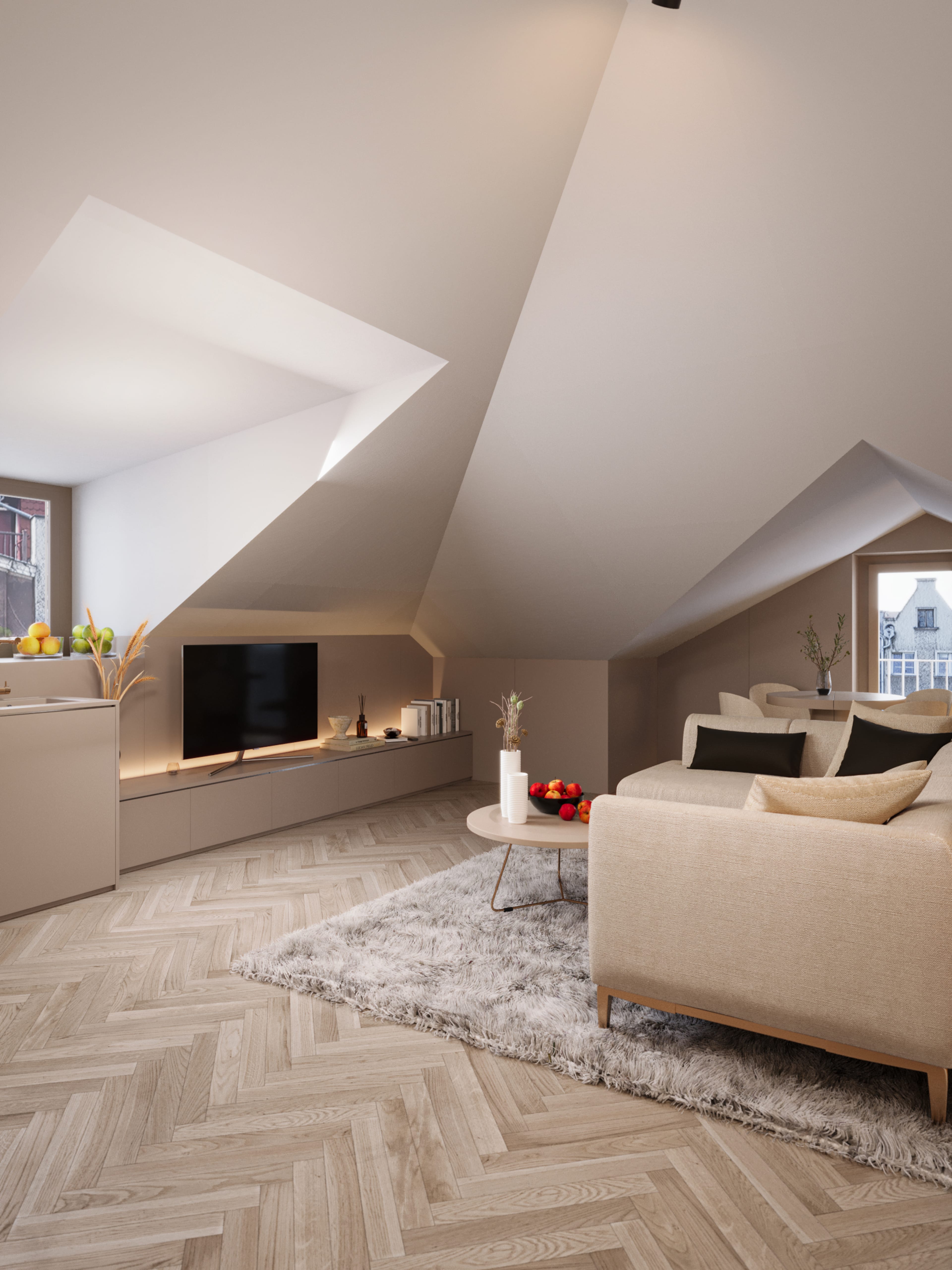 Stilvolle 2-Zimmer-Attikawohnung in Zürich mit hochwertiger Vollausstattung - Bild 3