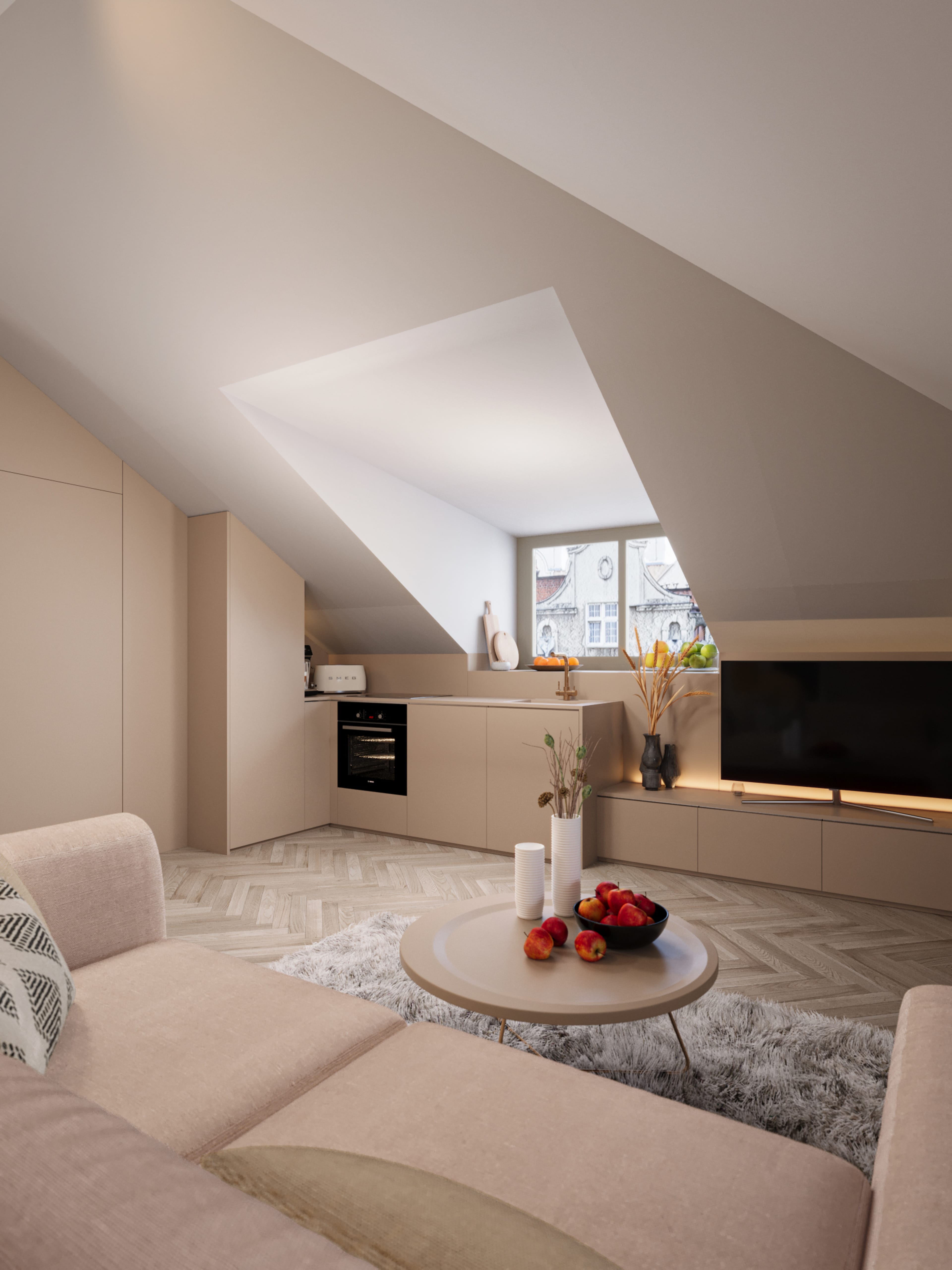 Stilvolle 2-Zimmer-Attikawohnung in Zürich mit hochwertiger Vollausstattung - Bild 4