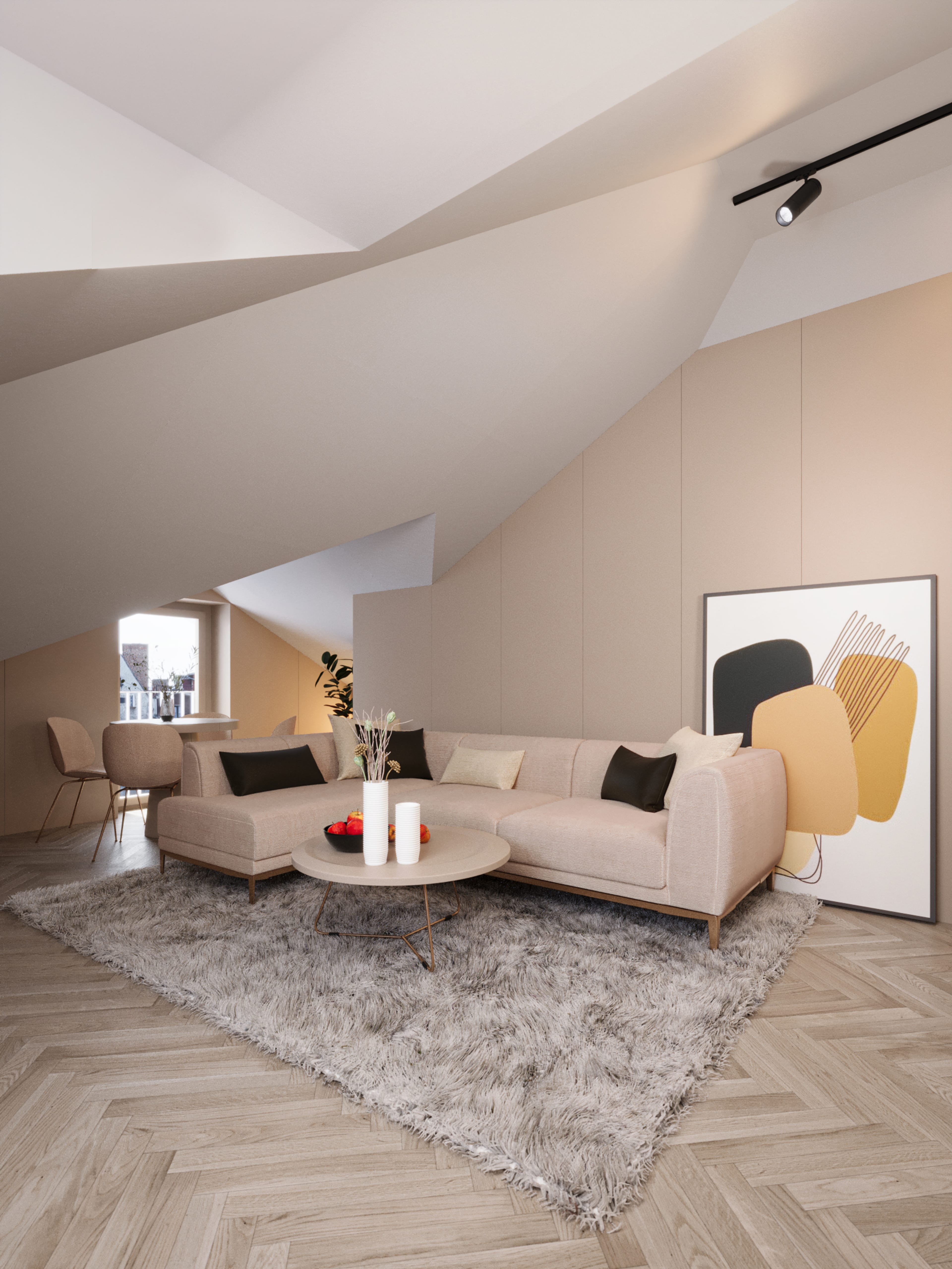 Stilvolle 2-Zimmer-Attikawohnung in Zürich mit hochwertiger Vollausstattung - Bild 2