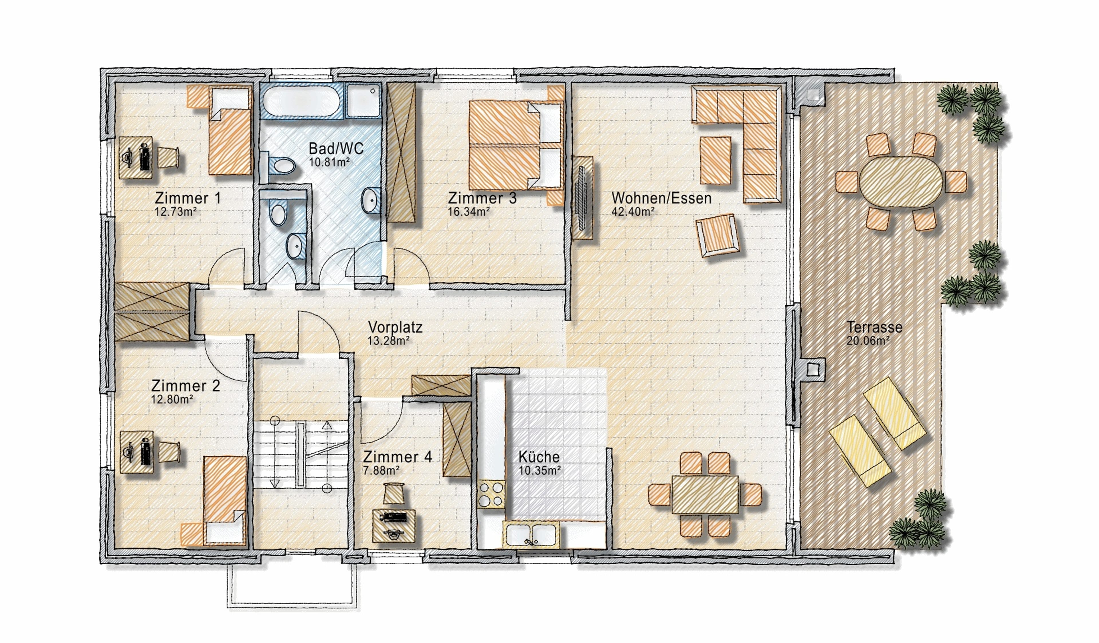 grosszügige Gartenwohnung mit 5.5 Zimmern - 14