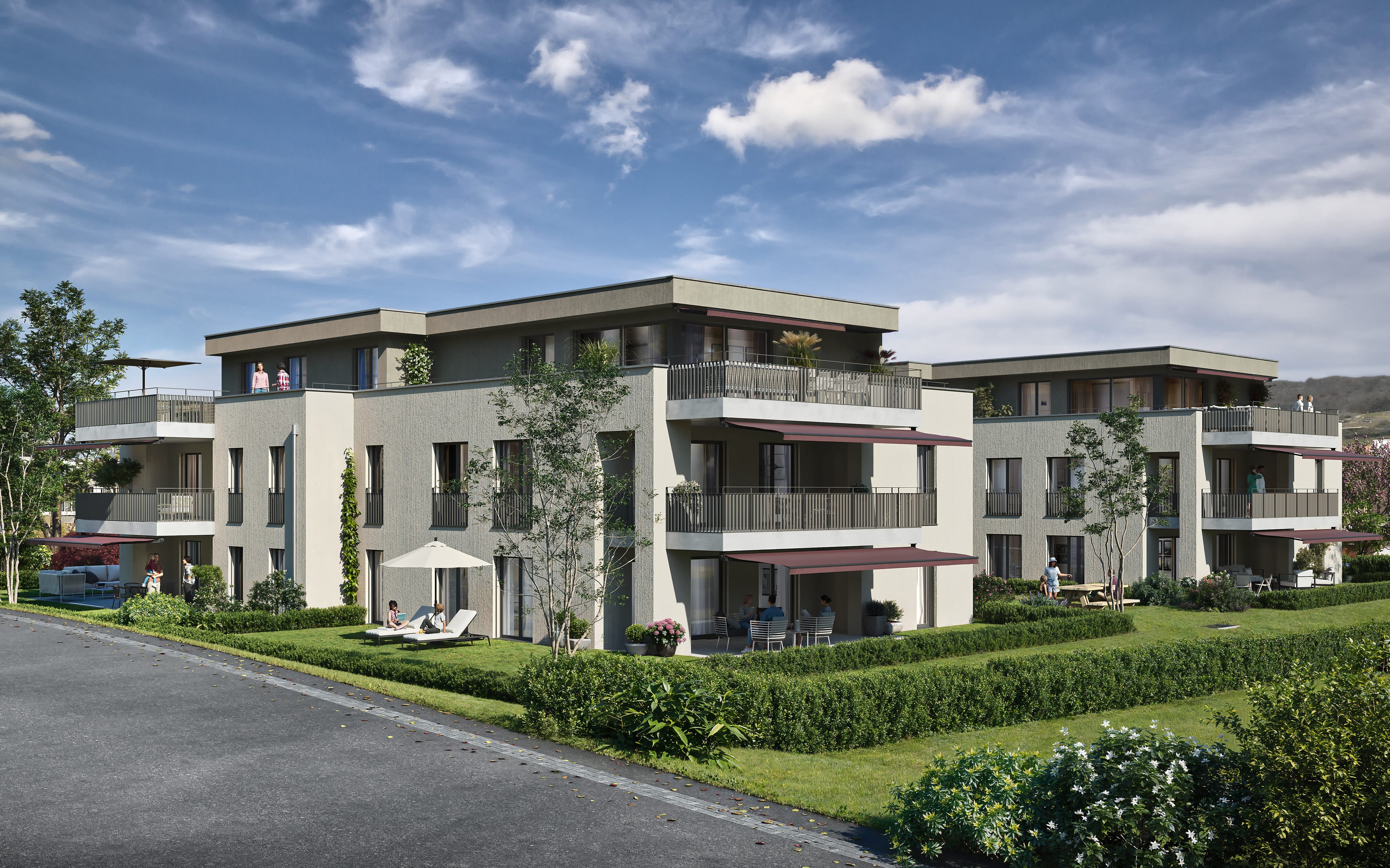 Dorfstrasse 4.5 Zimmer Gartenwohnung Haus A01 - 1