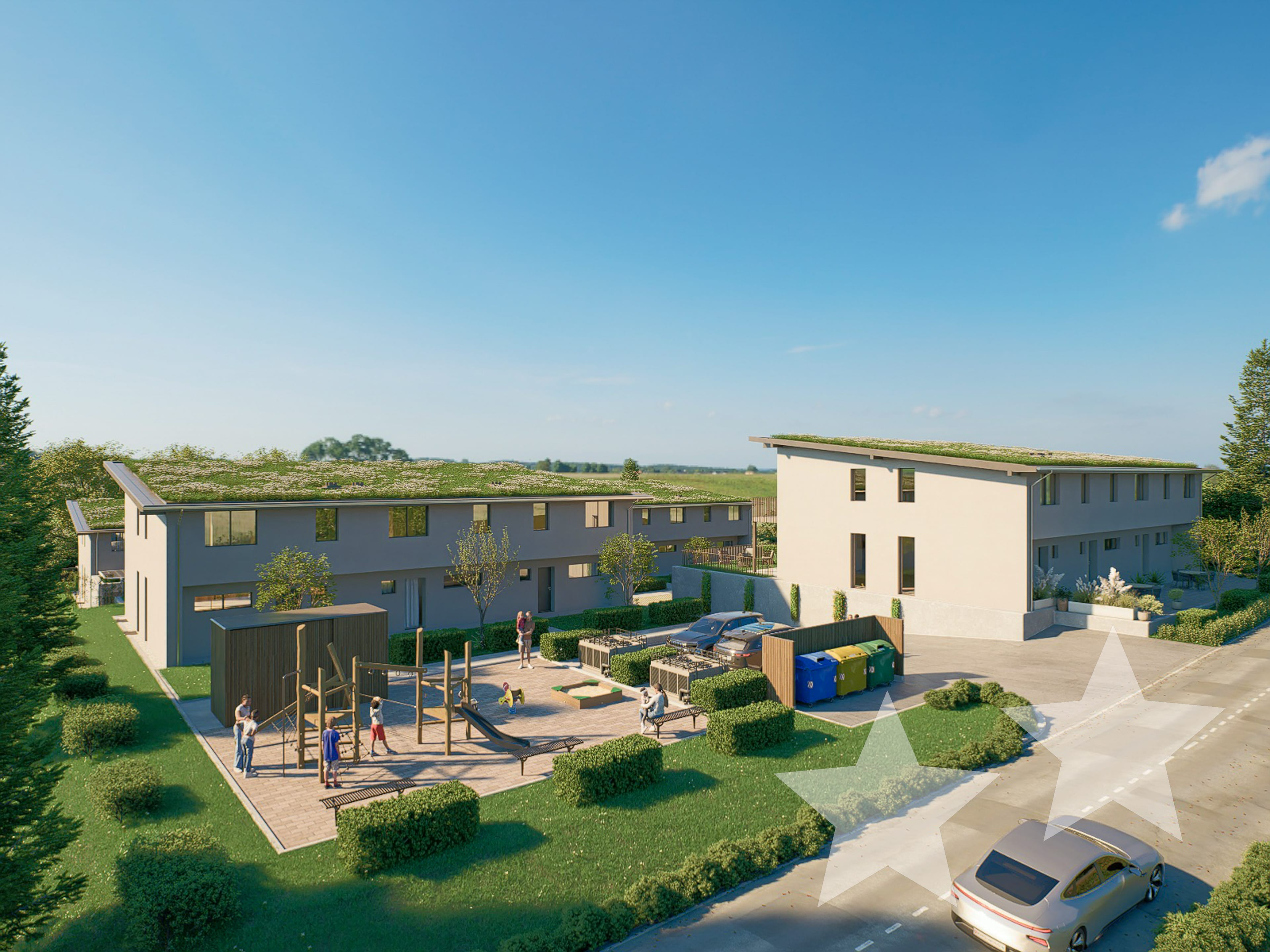 Haus B3 - Grosszügiges Eckhaus mit Gartengefühl und viel Licht / Maison B3 - Une maison d’angle lumineuse avec un véritable esprit jardin - 3