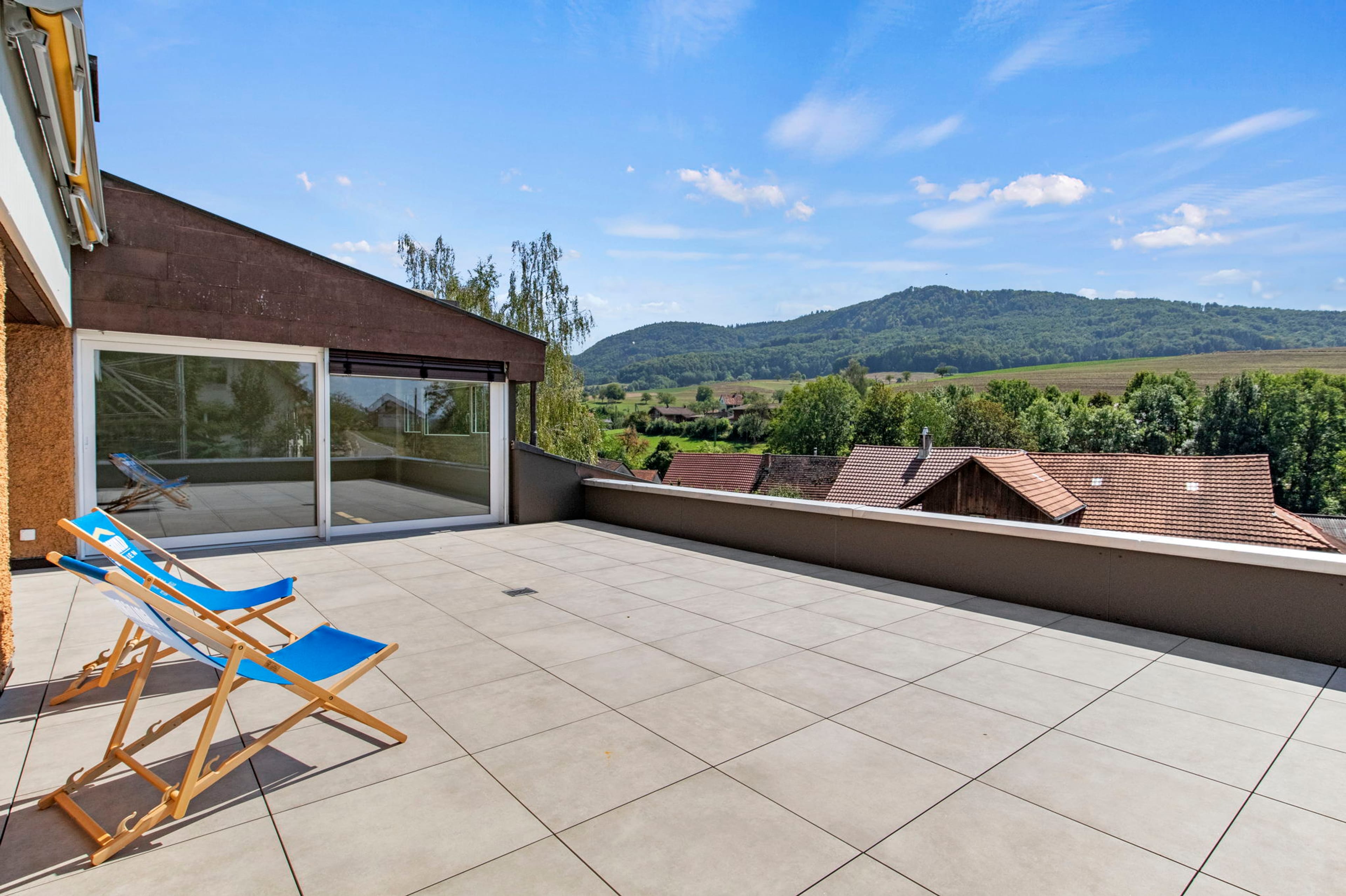 4.5-Zi.-Terrassenwohnung mit Weitblick in Beggingen - 11