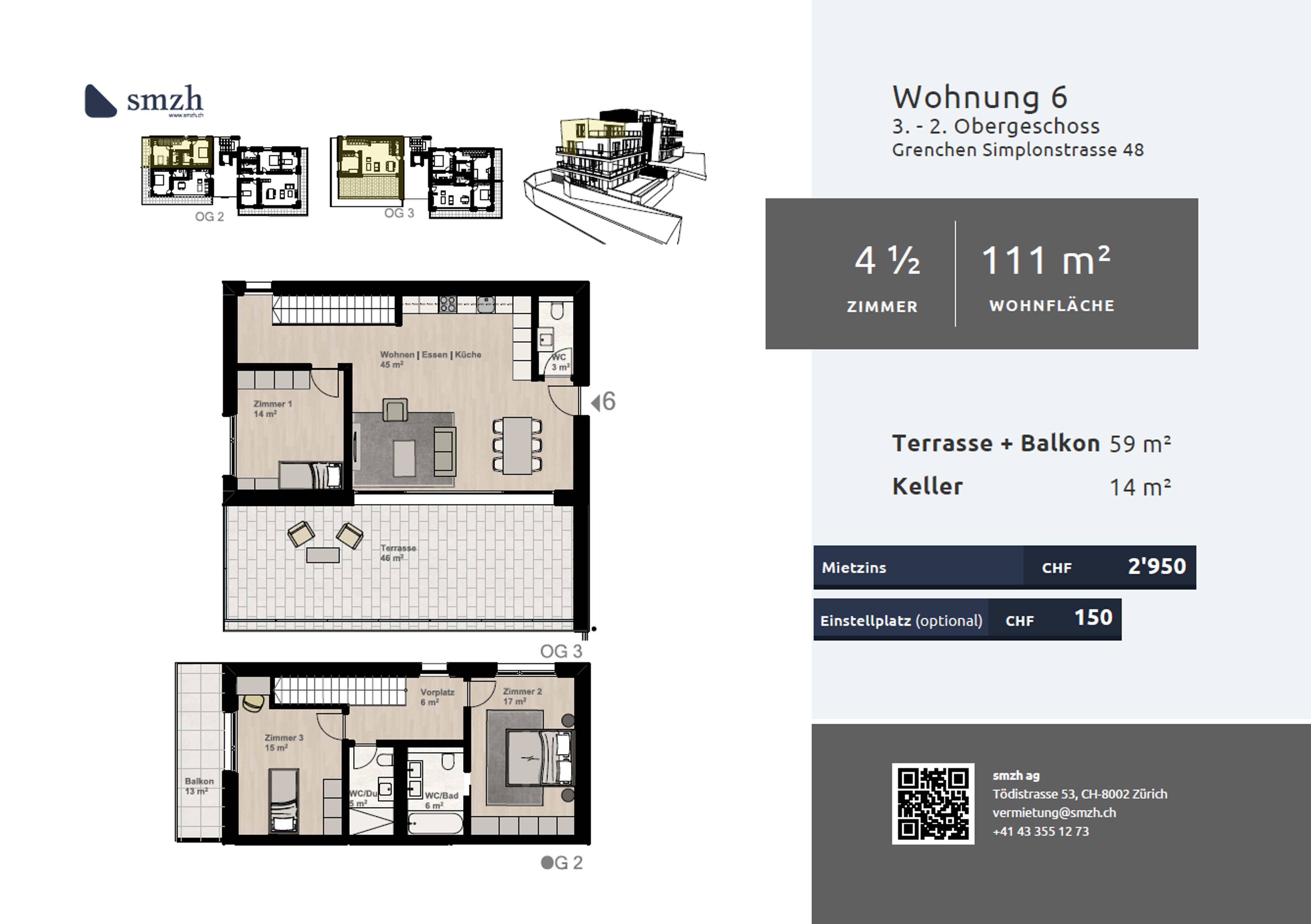 Luxuriöse 4.5-Zimmer Maisonette in Grenchen mieten - Bild 2