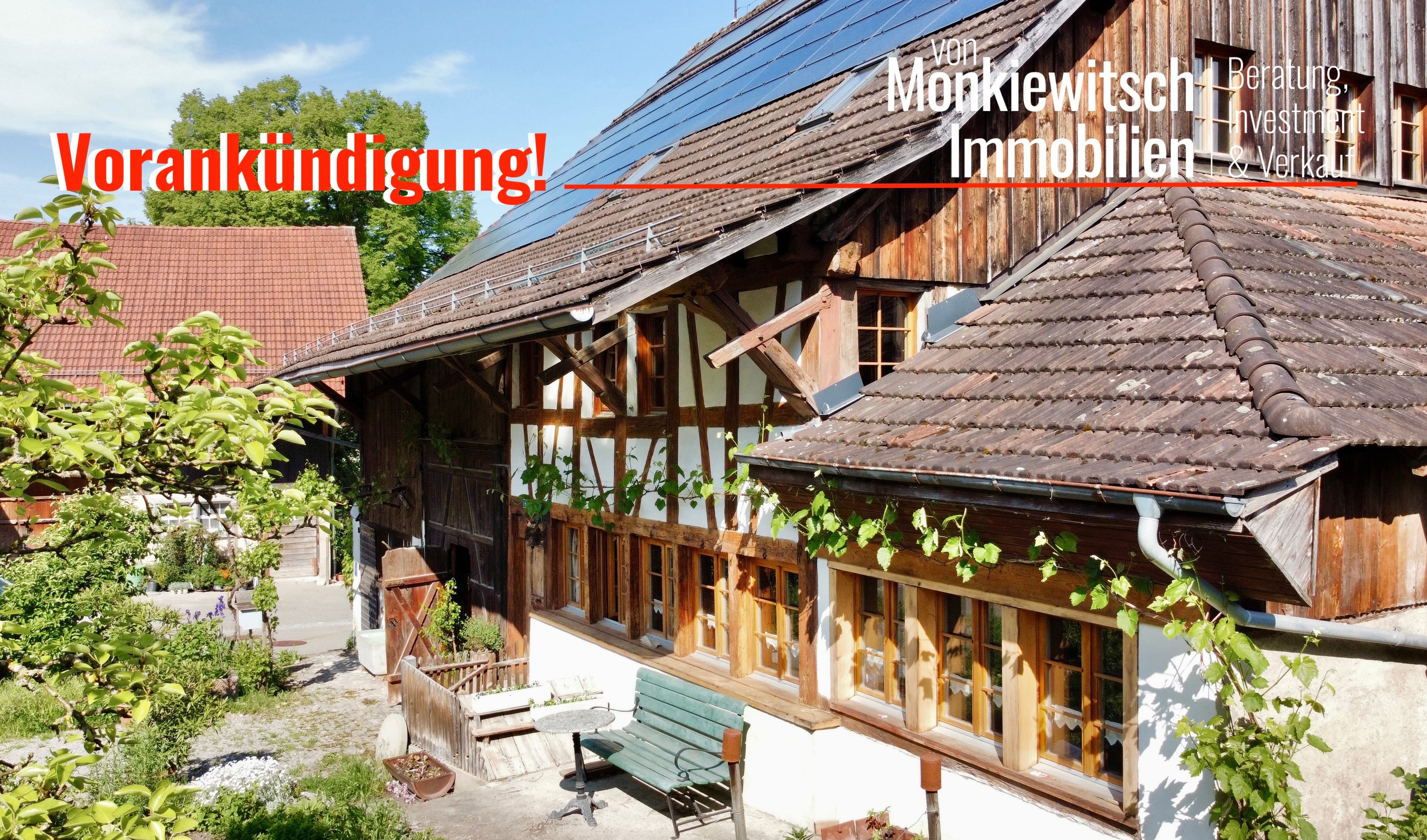 8.5-Zimmer Riegelhaus mit Ausbaupotenzial
