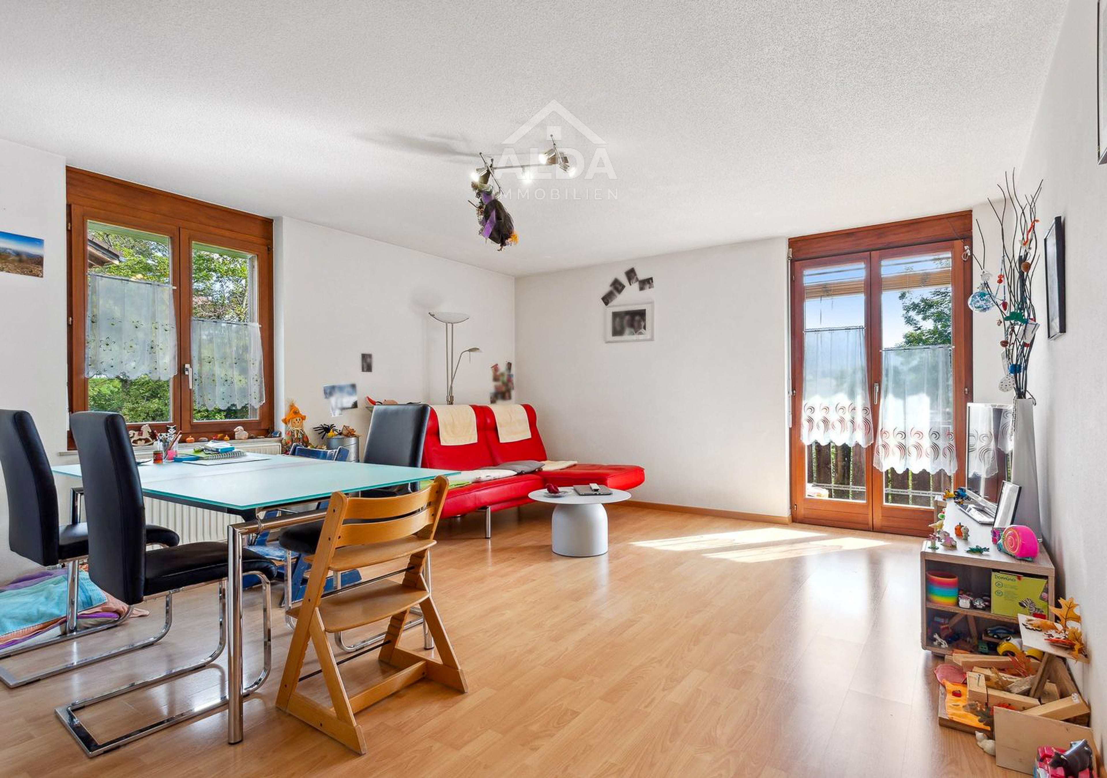 3.5-Zi.-Wohnung mit Südbalkon und Aussicht, Plasselb - 2