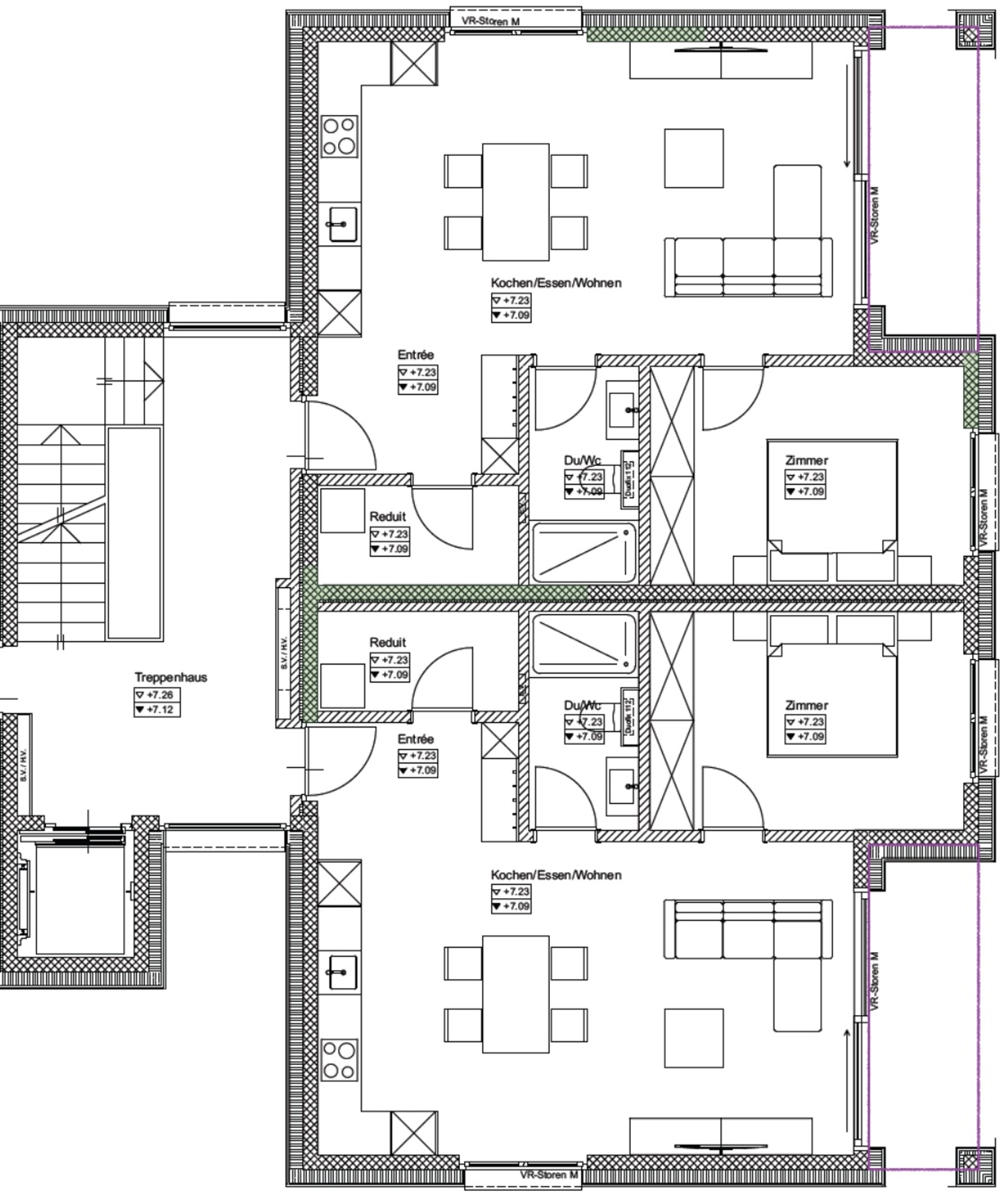 2.5 Zimmerwohnung im Neubau-Mehrfamilienhaus mit Bergsicht in Zeneggen - 7