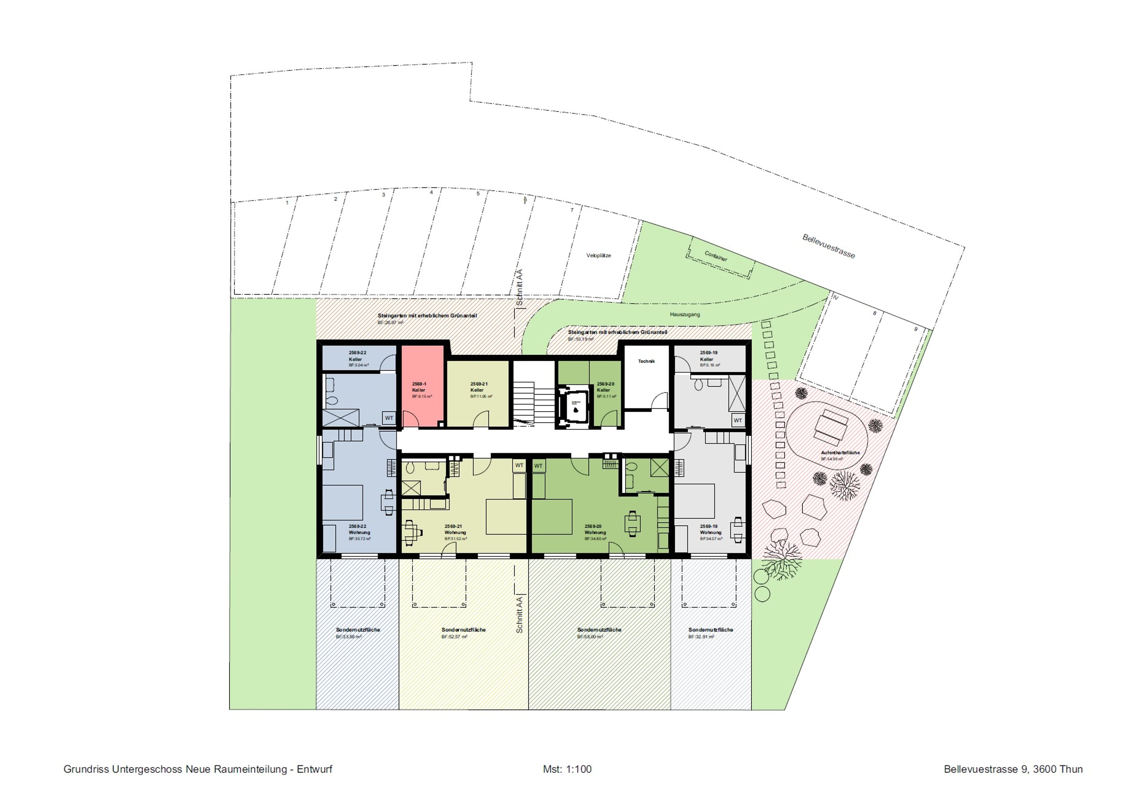 Letzte 2-Zi.-Seniorenwohnung in Thun zu verkaufen, Nr.22 im Gartengeschoss - 11