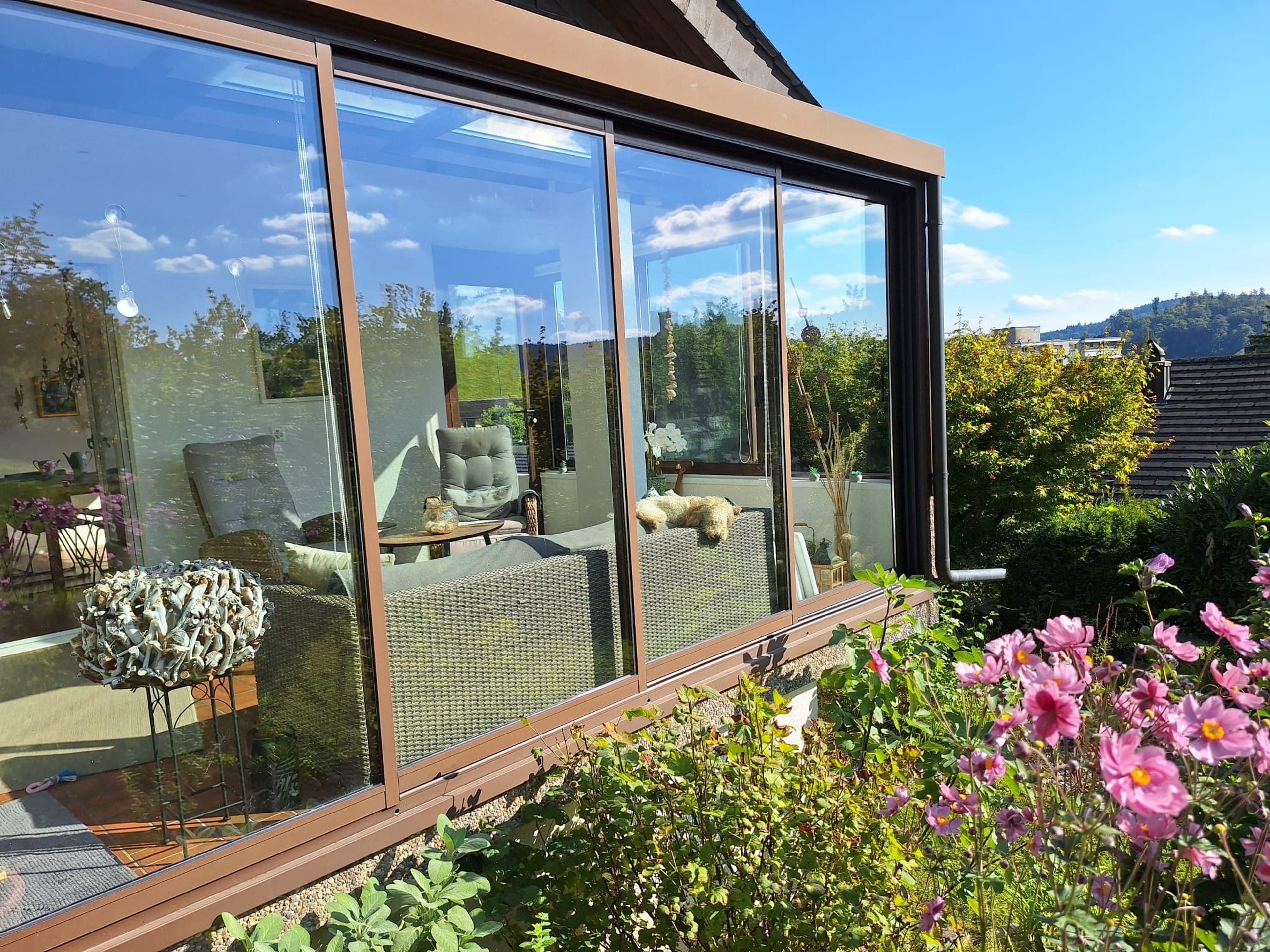 8-Zimmer-Haus mit Wintergarten und Panoramablick auf Gränichen & die Berge - Bild 5