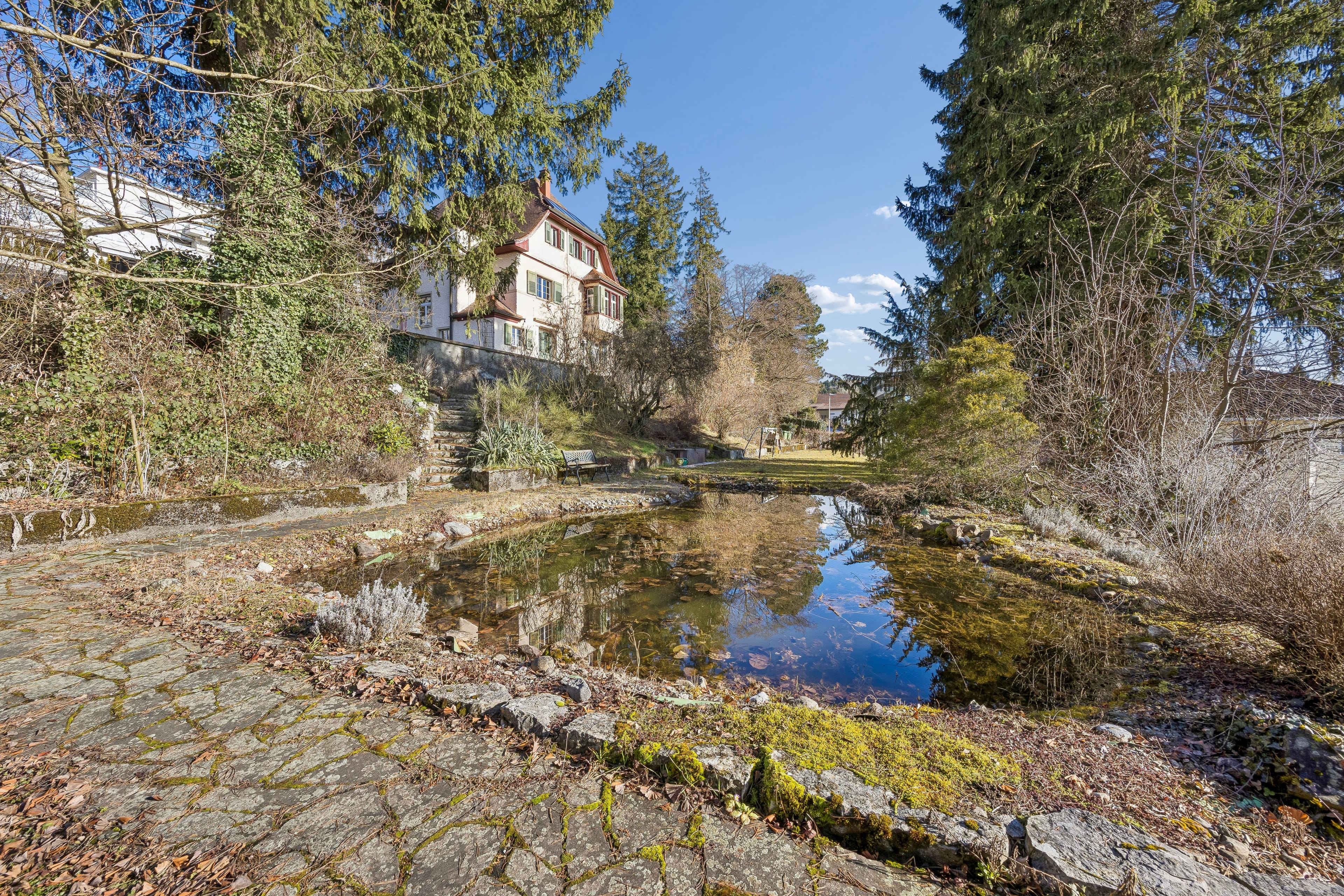 Jugendstilvilla in Reinach mit aussergewöhnlichem Parkgarten - 11