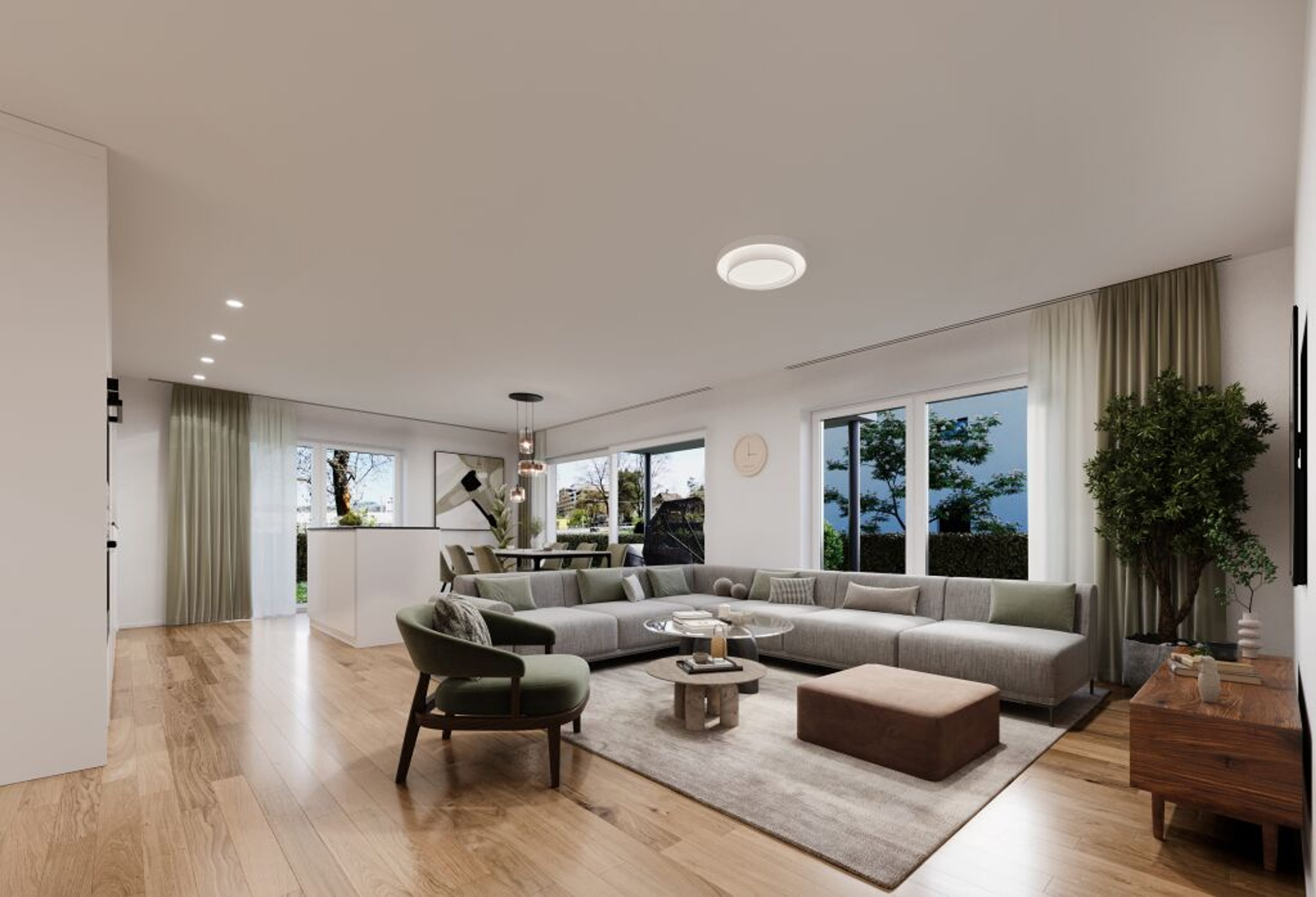 3.5-Zimmer-Gartenwohnung mit Sitzplatz in Münsingen kaufen - 3