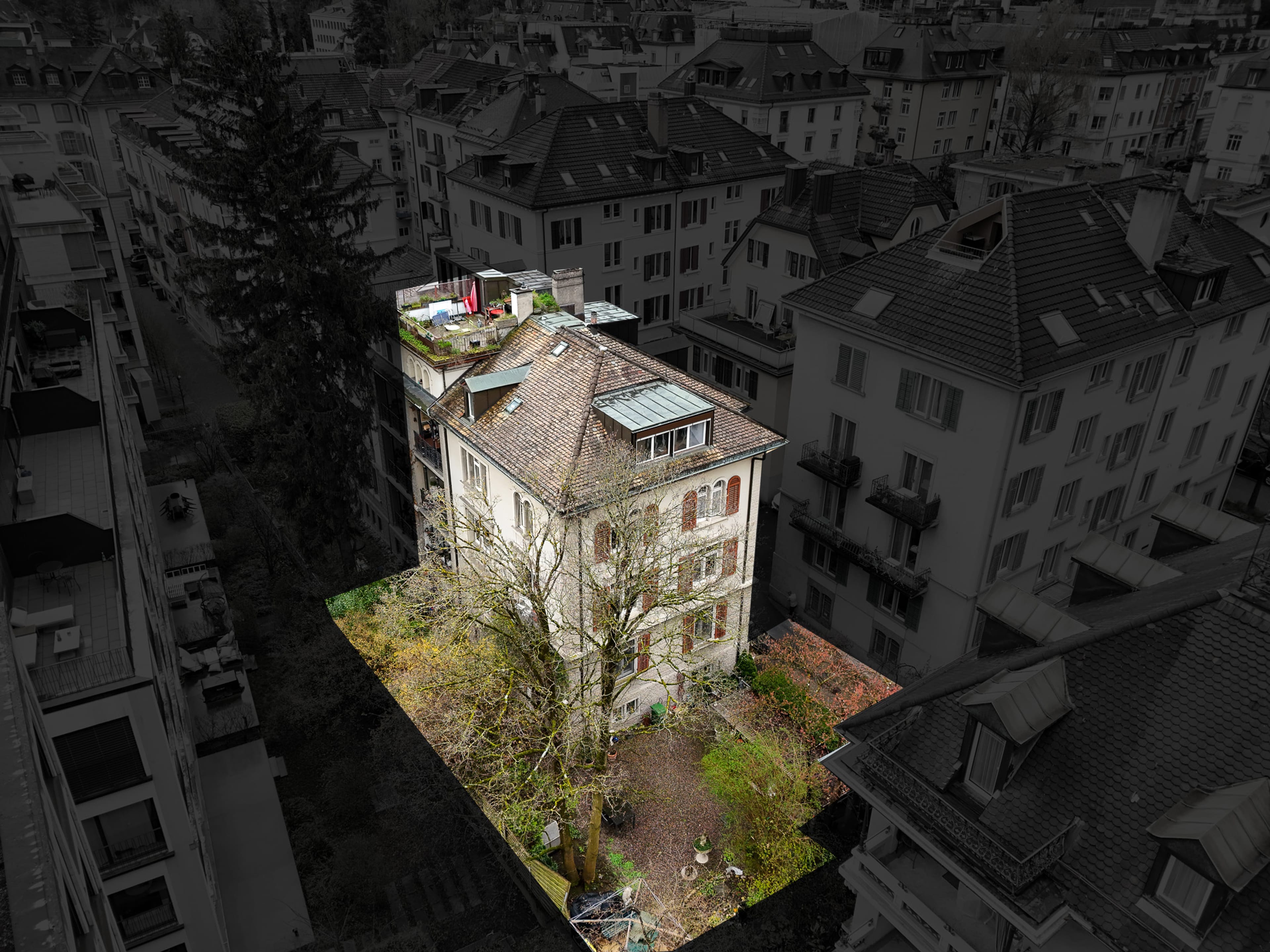 Historische Stadtvilla mit 6 Einheiten und Dachterrasse in Zürich Enge - kaufen - 33