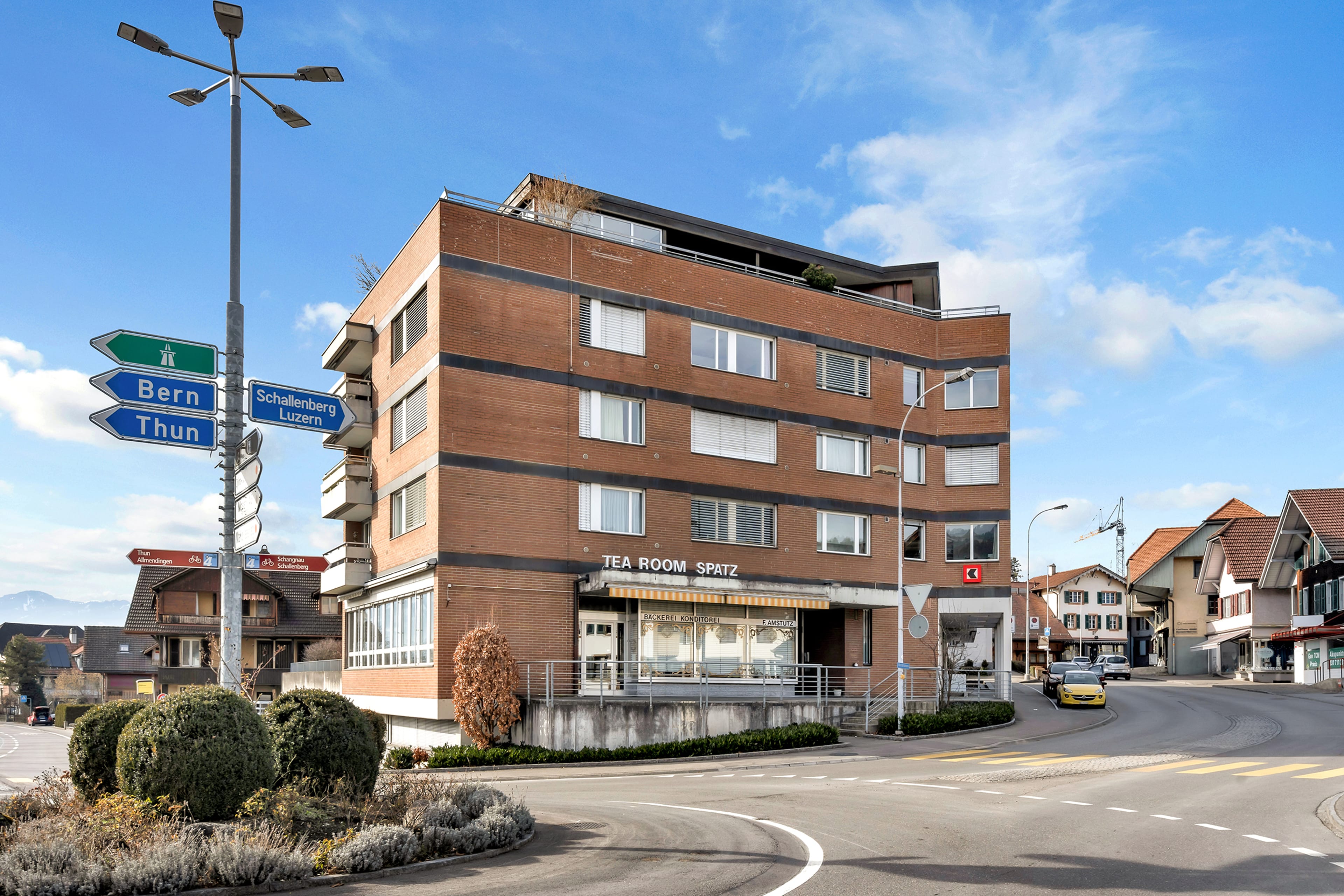 Zentral gelegenes Ladenlokal mit Terrasse in Steffisburg kaufen