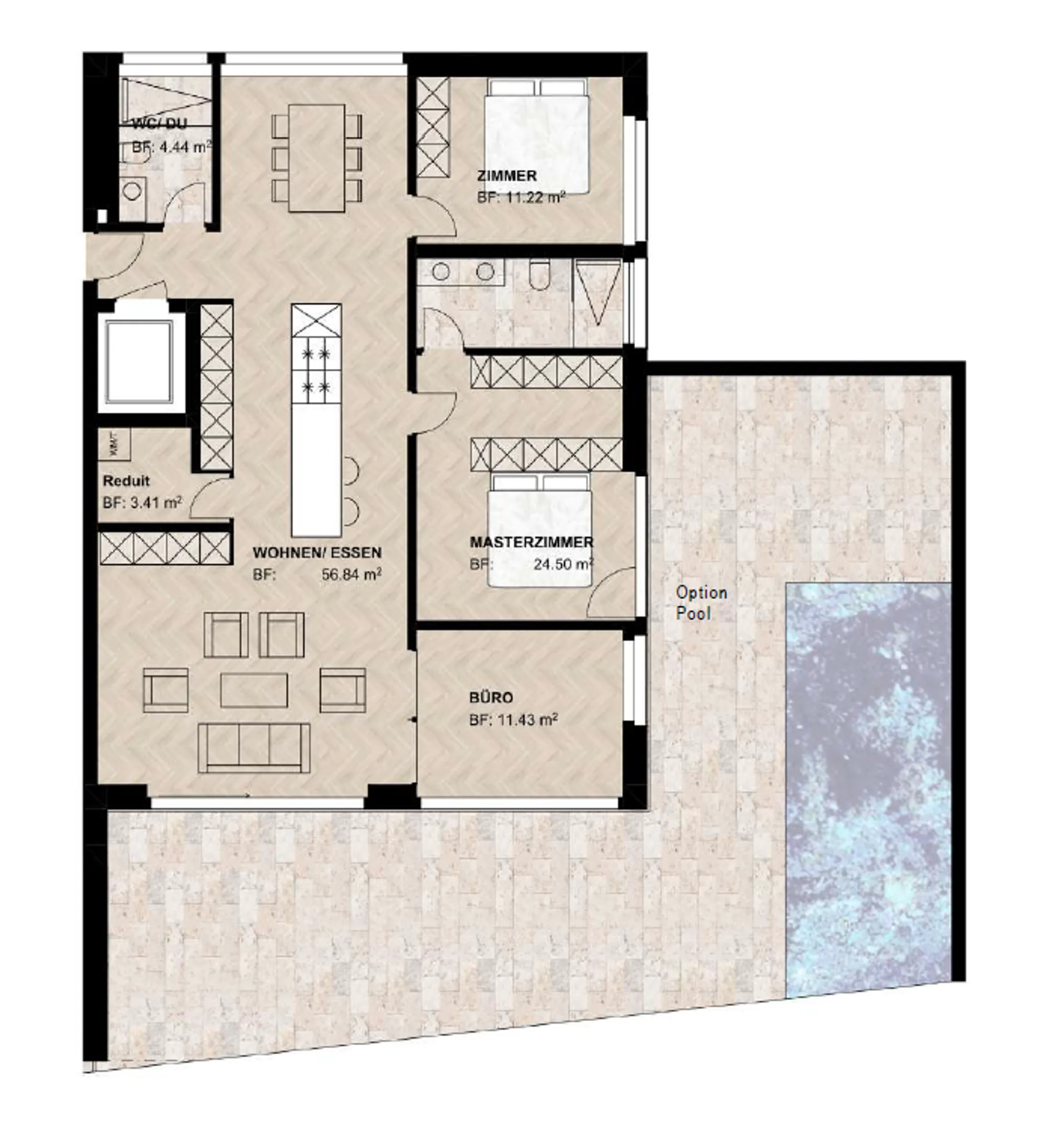 4.5-Zi.-Gartenwohnung mit grosser Terrasse in Reinach AG - 6