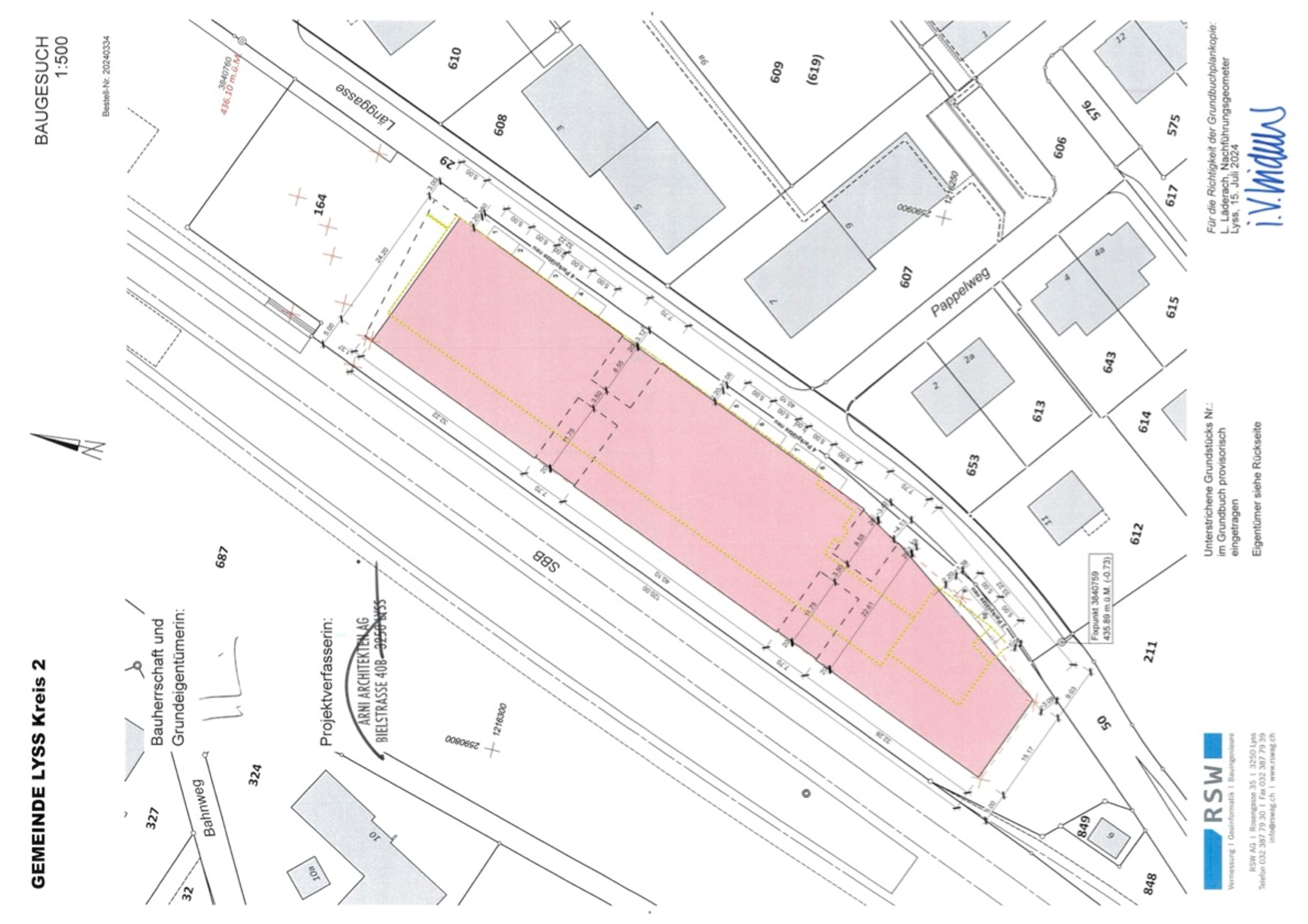 Bauland an bester Lage in Busswil BE, 5'083 m² baubewilligt für 85 Wohnungen - 4