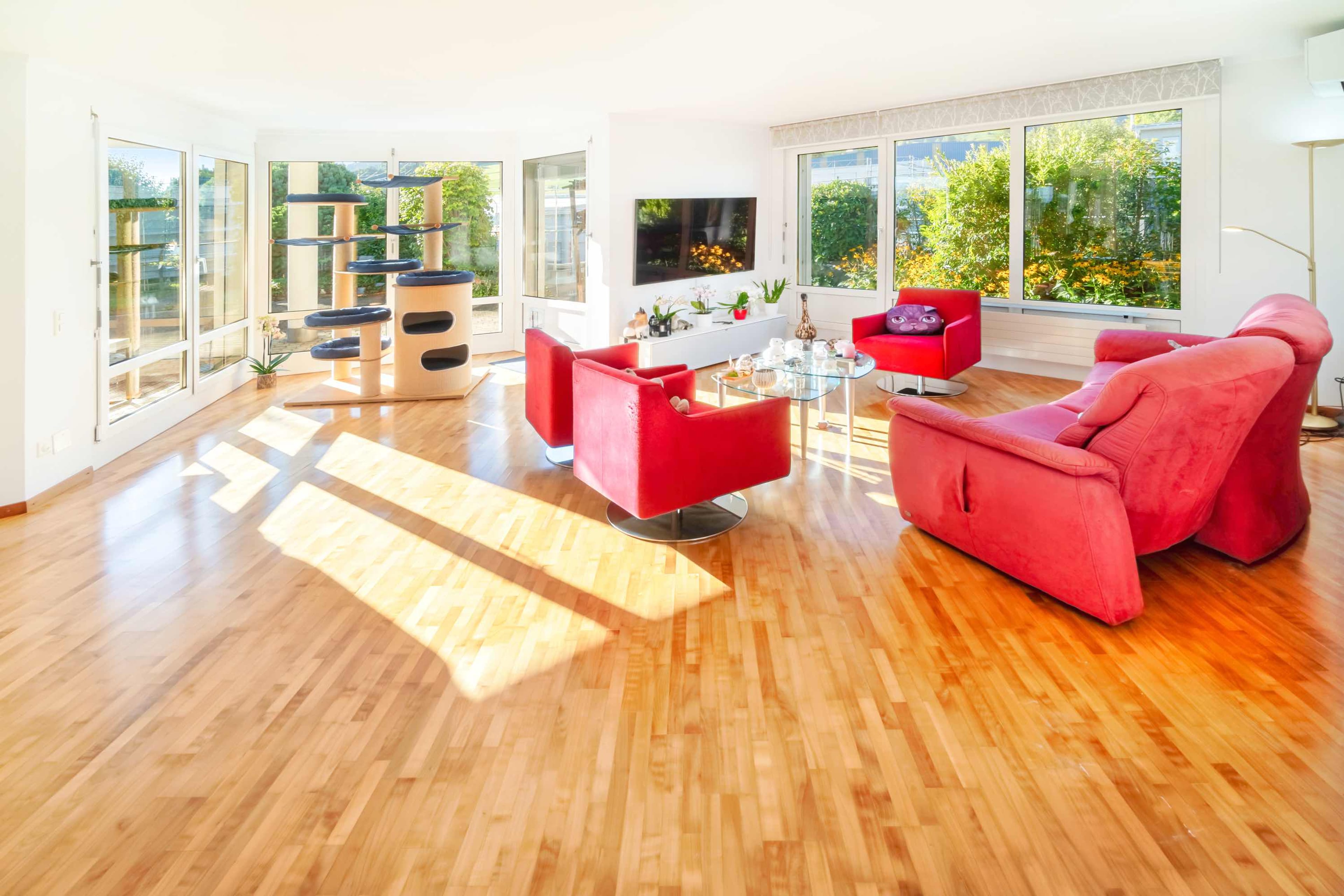 5.5 Zimmer Attikawohnung mit 550 m² Gartenterrasse, ein Traum.... - 4