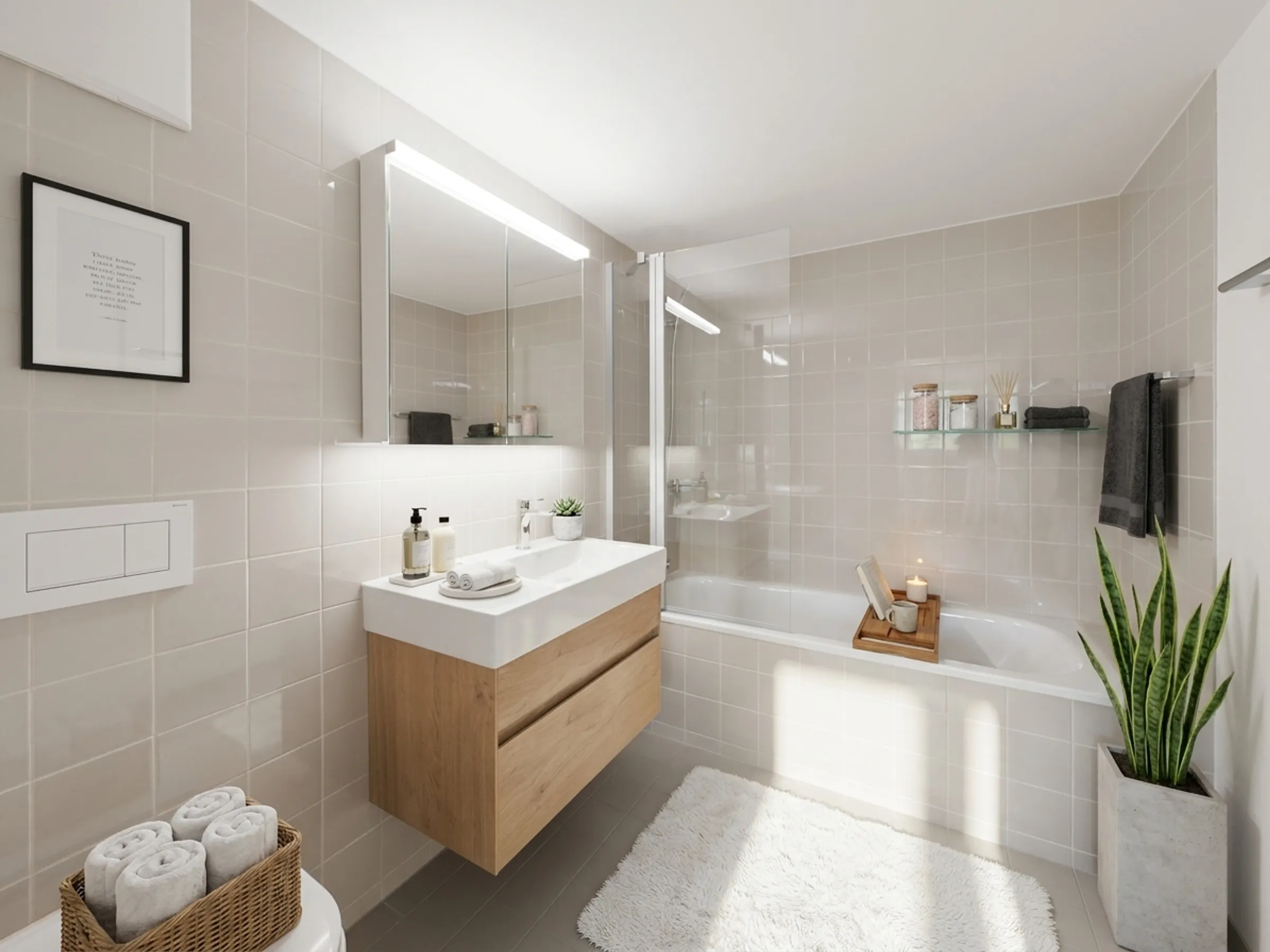 Helle 3.5-Zi.-Wohnung mit 2 Balkonen in Opfikon mieten - 4