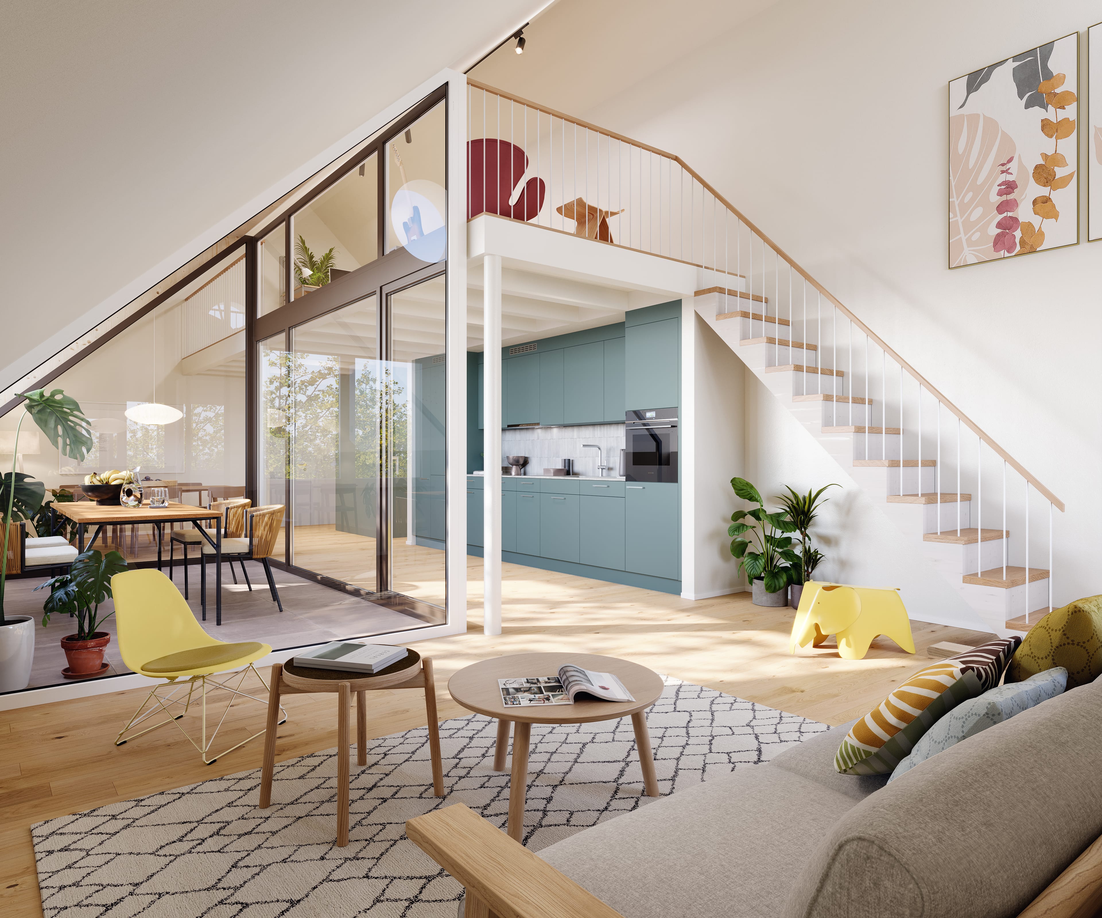 A3 | NEUBAU 4.5-Zimmer-Wohnung, 2. OG / Galerie - Bild 2
