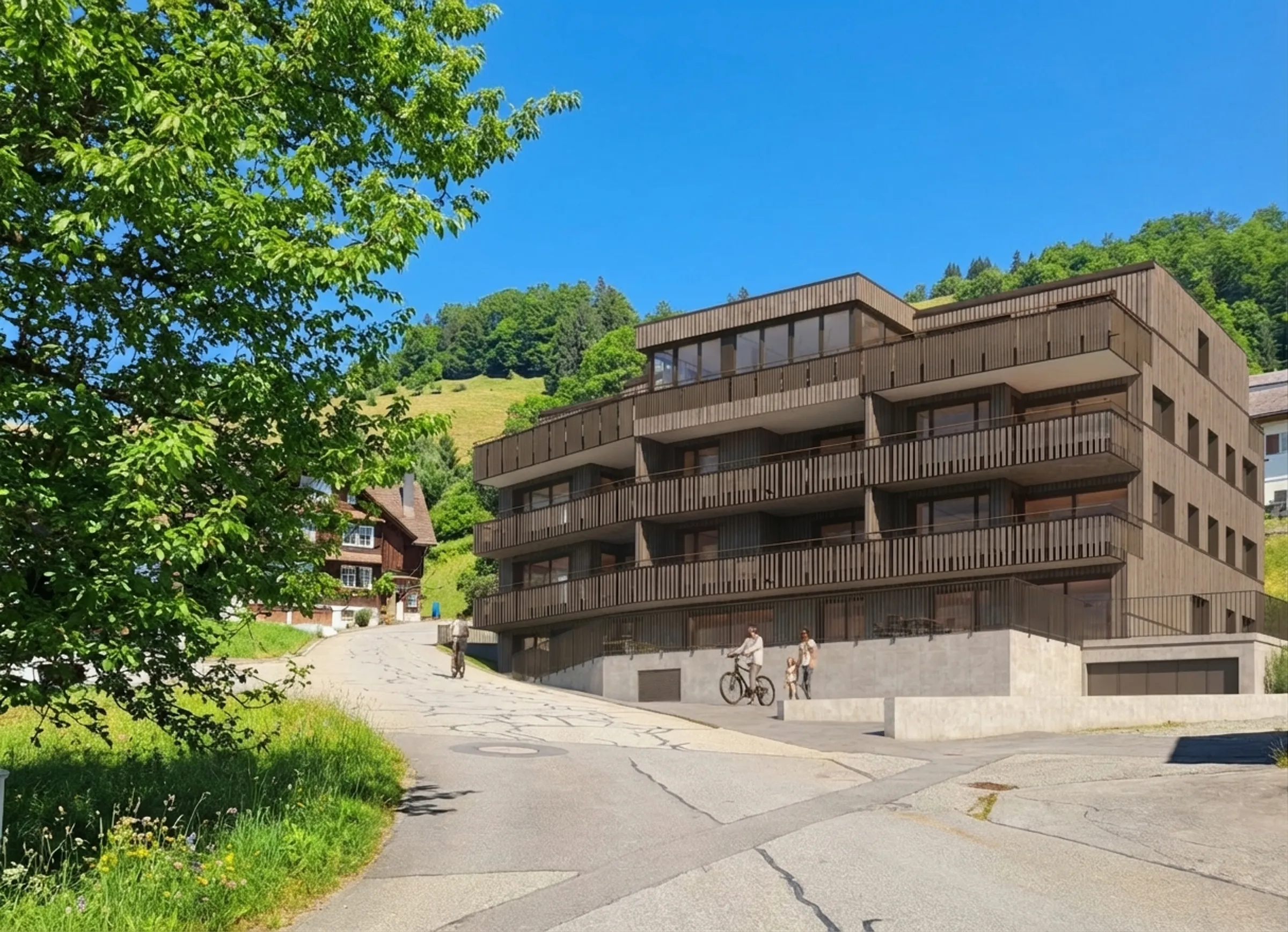 2.5-Zimmer mit Seesicht, sonnigem Balkon - Euthal RESERVIERT