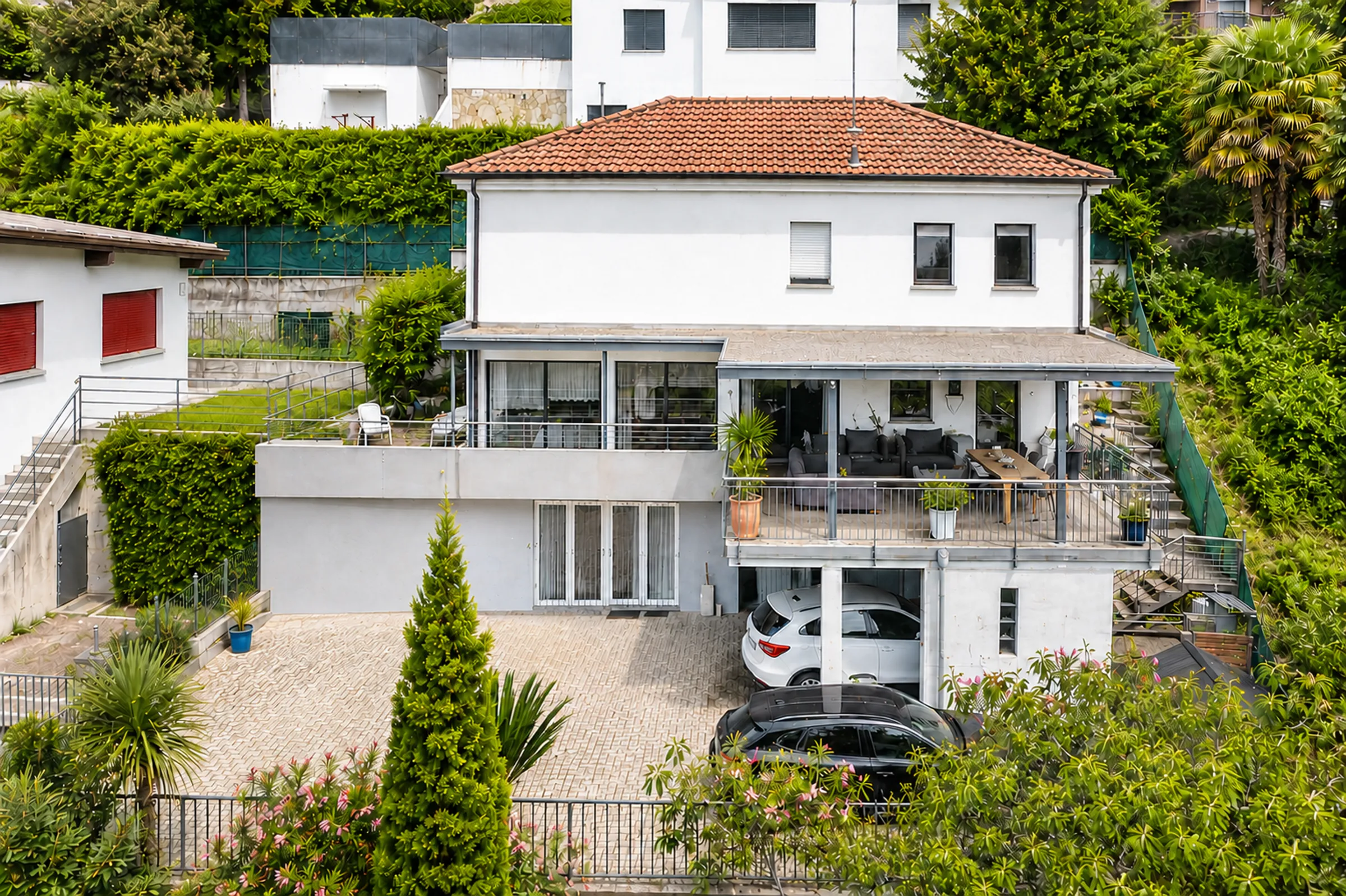 Grosszügiges 5.5-Zi. Einfamilienhaus mit Weitsicht, Terrassen und Garten in Vacallo zu verkaufen - 1