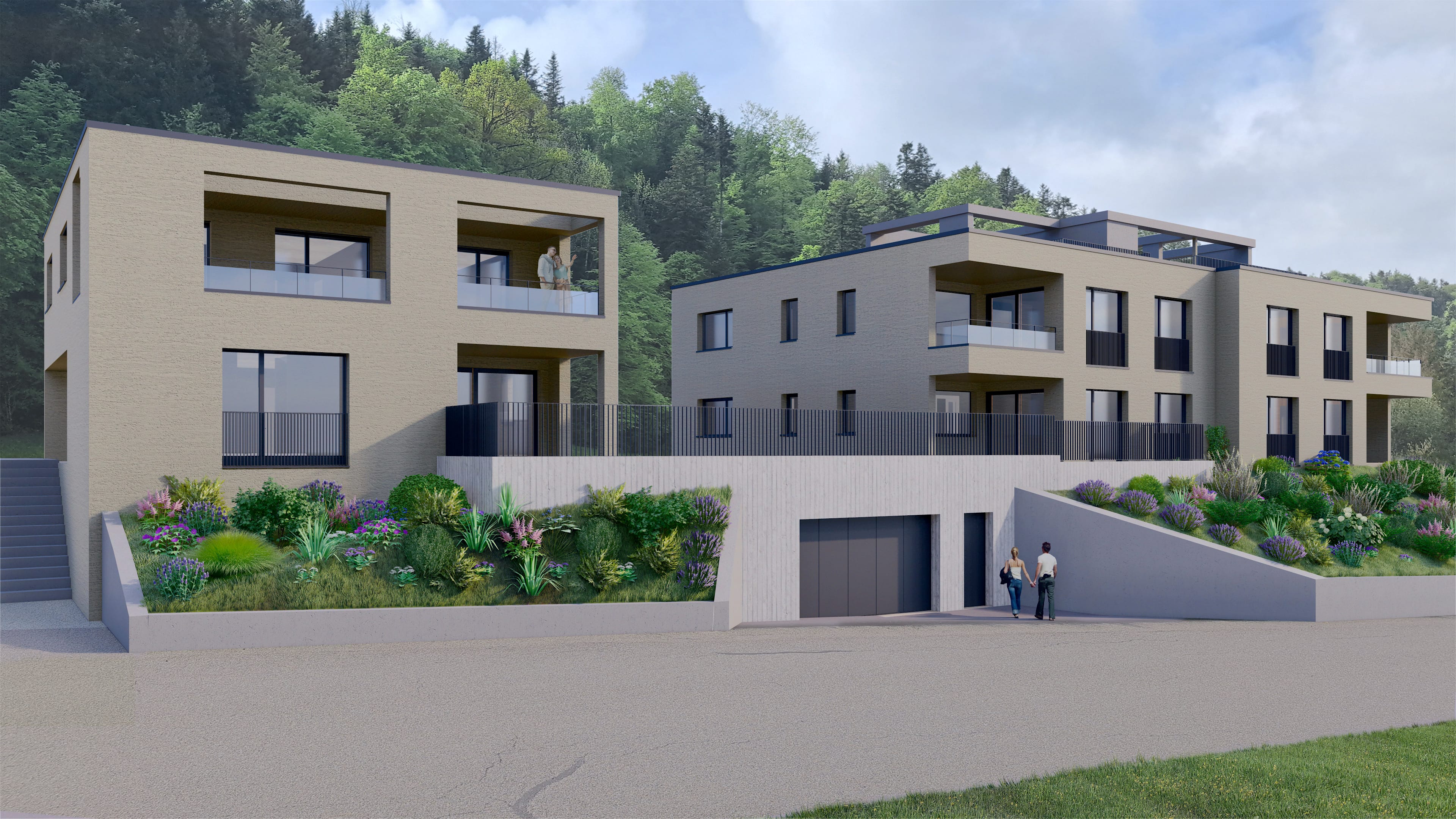 Reserviert / Neues 4.5-Zi. Einfamilienhaus mit Weitblick in Ruswil