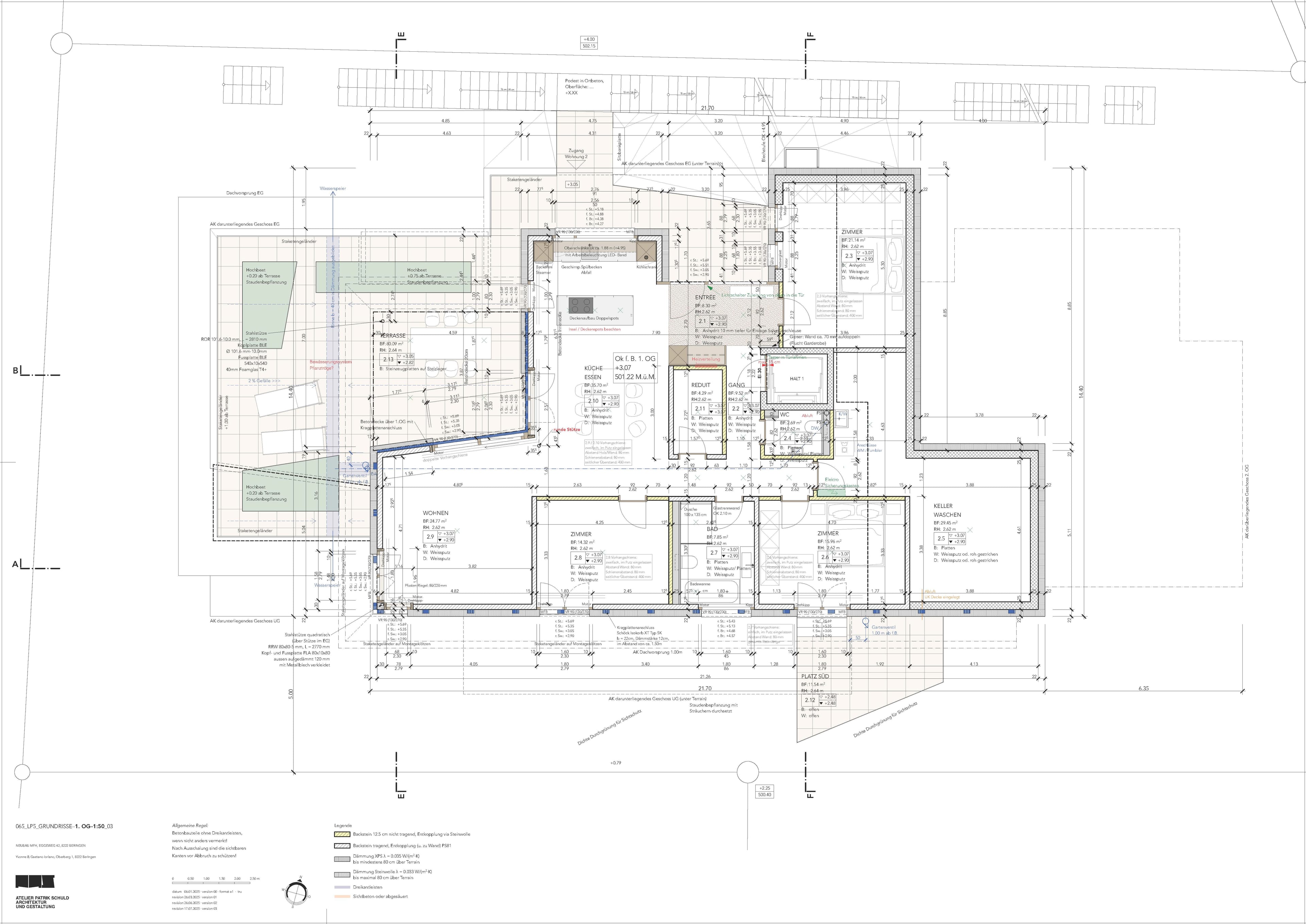 Premium-Terrassenwohnung in Beringen: 143 m², 80 m² Terrasse, Erstbezug - 11