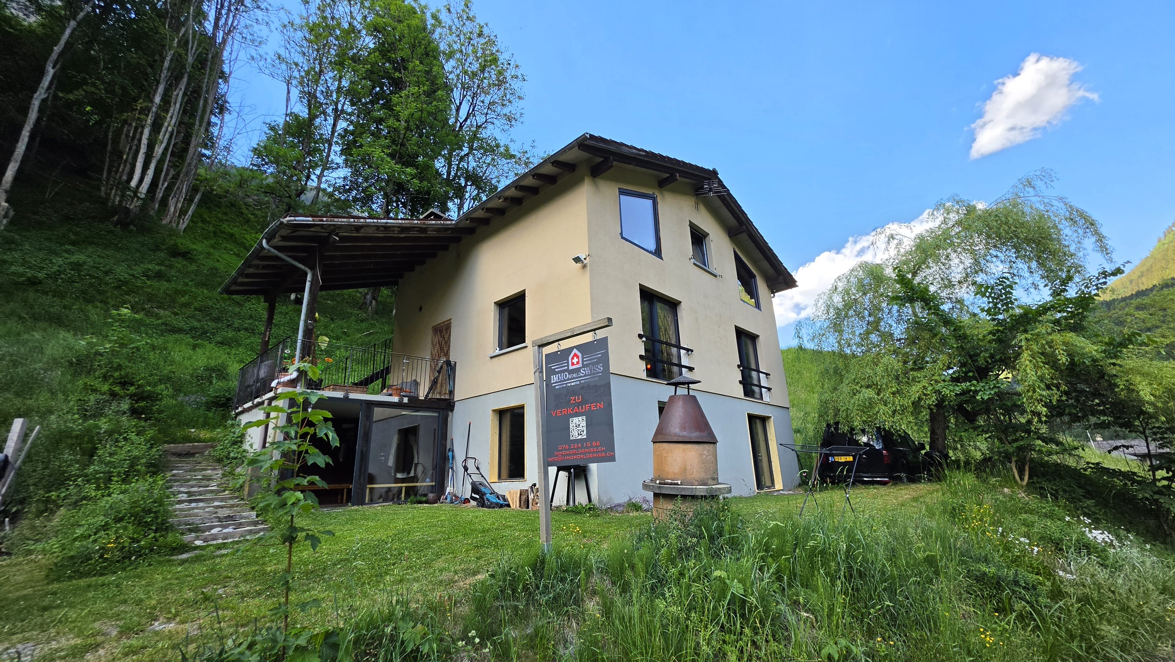 6-Zimmer-Zweifamilienhaus mit Panorama, Schwendi im Weisstannental SG - 7