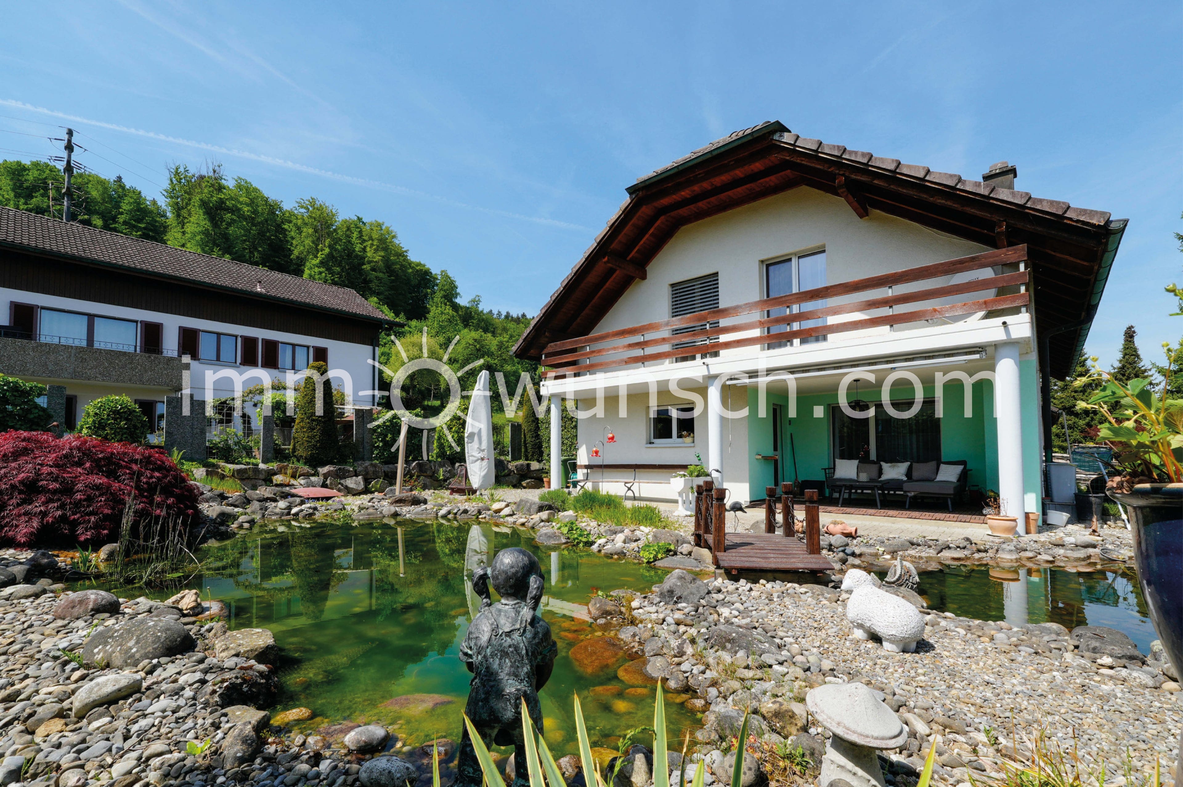 Charmantes 5 ½ Zimmer Einfamilienhaus, mit toller Gartenanlage, an erhöhter und ruhiger Wohnlage