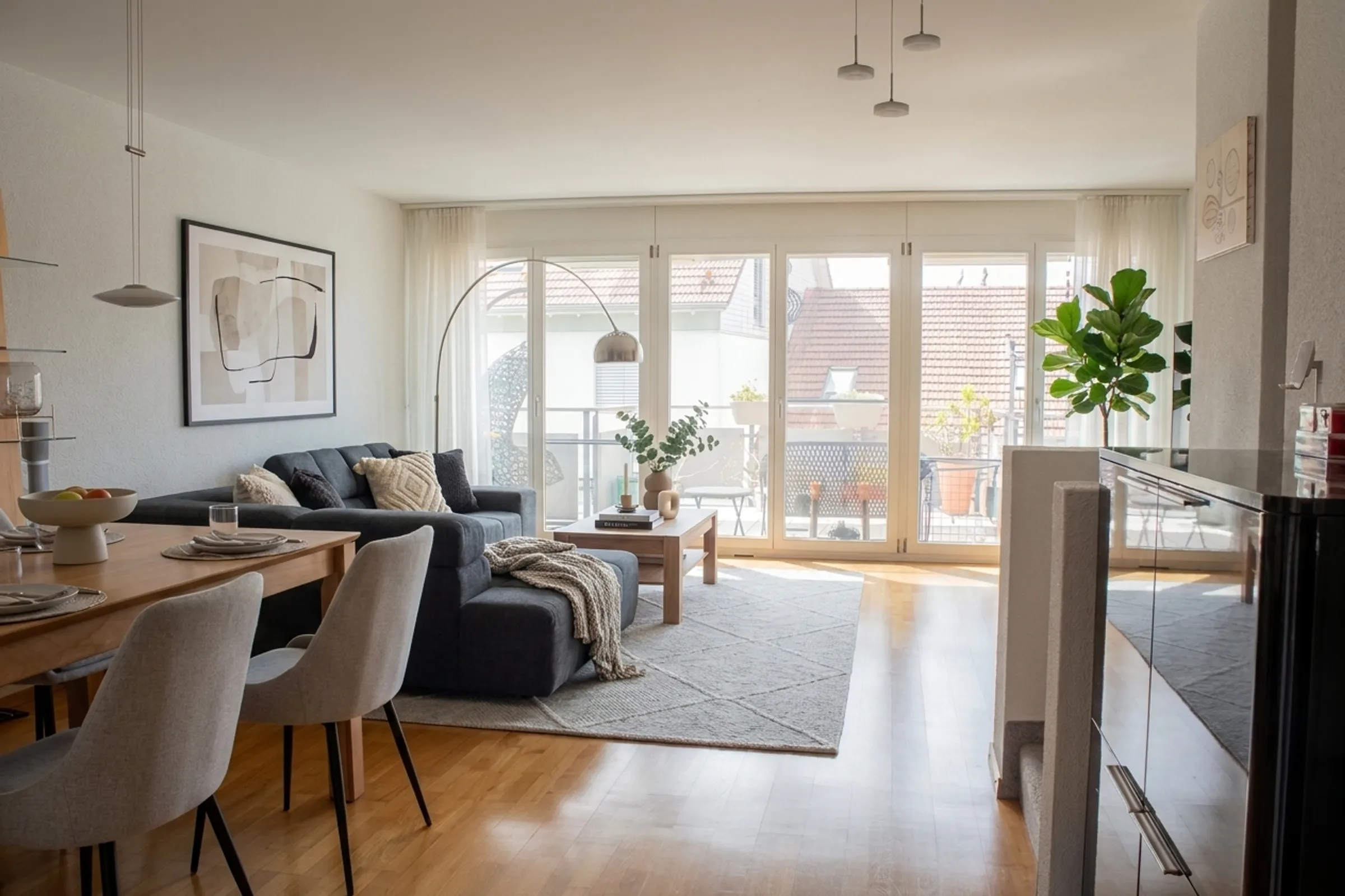 5.5-Zimmerwohnung, Balkon & Weitsicht in Rafz - 1
