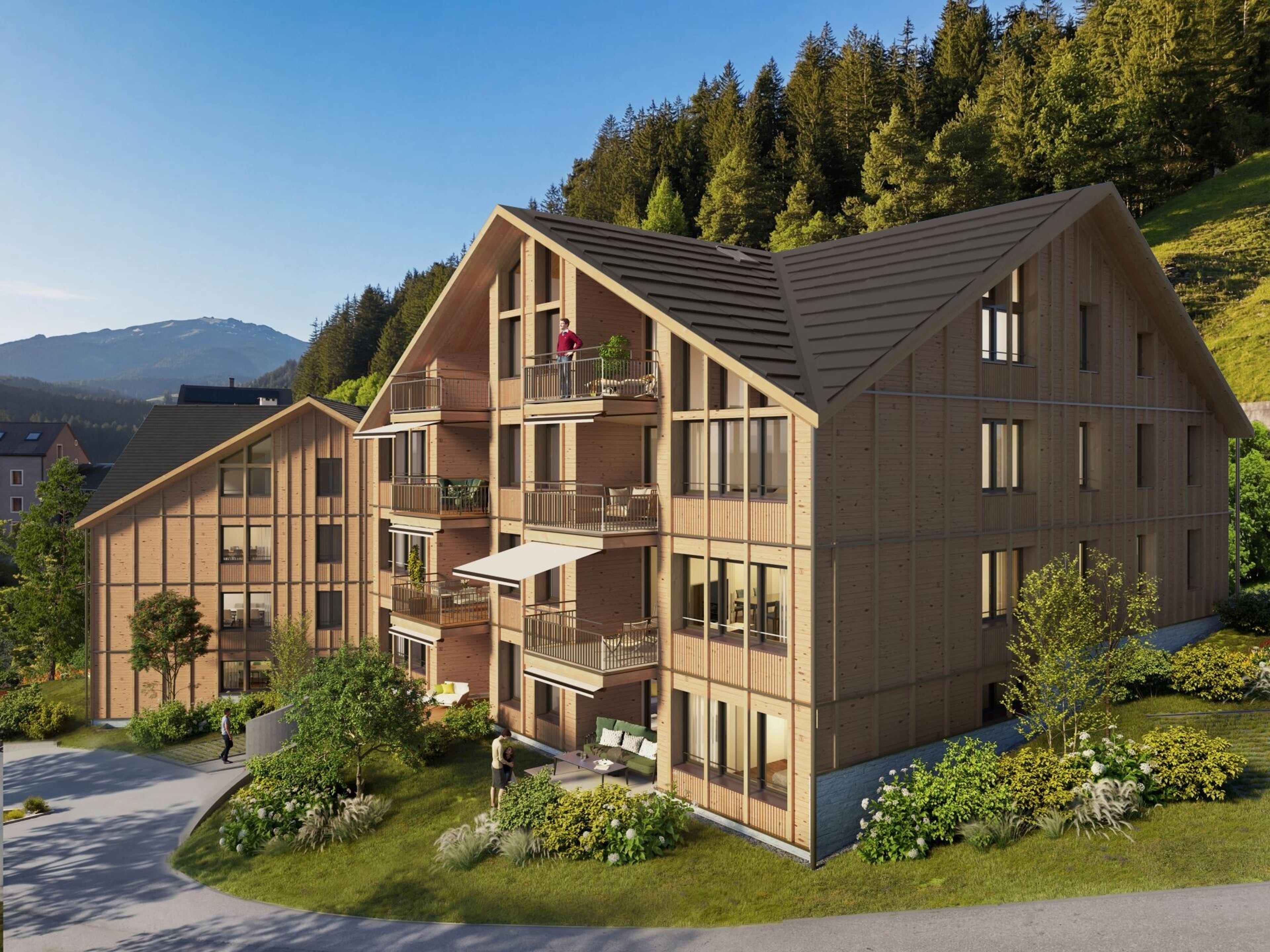 4.5-Zimmer-Wohnung mit Loggia und Aussicht in Trin Mulin kaufen - Bild 4
