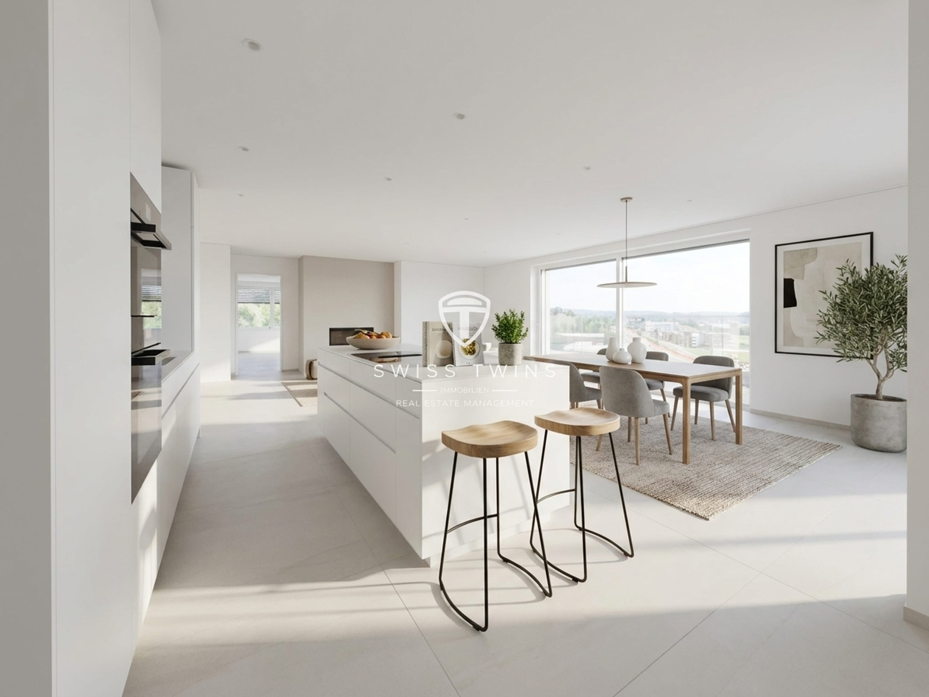 4.5-Zimmer-Penthouse mit Seesicht in Altendorf
