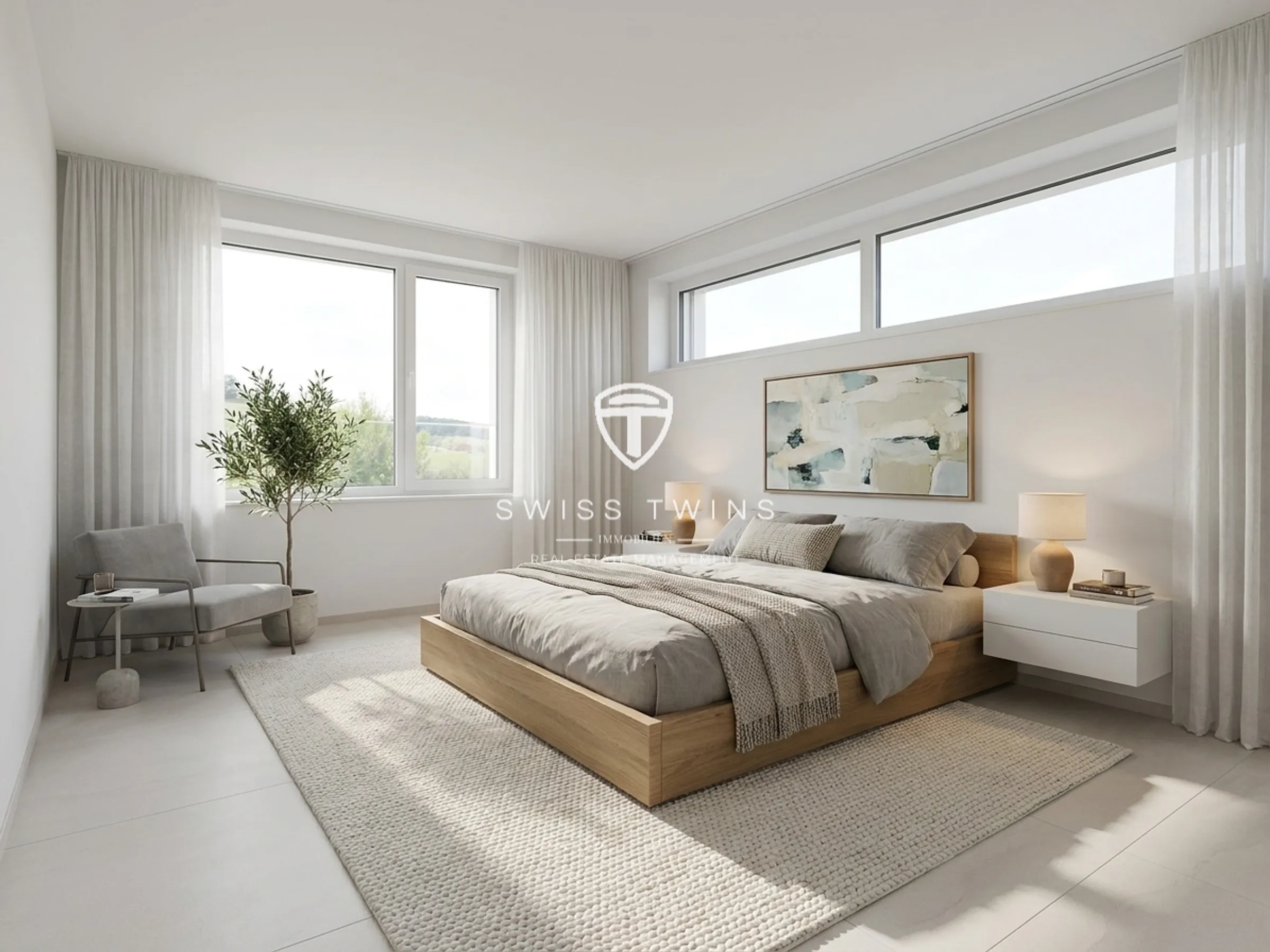 4.5-Zimmer-Penthouse mit Seesicht in Altendorf - 4