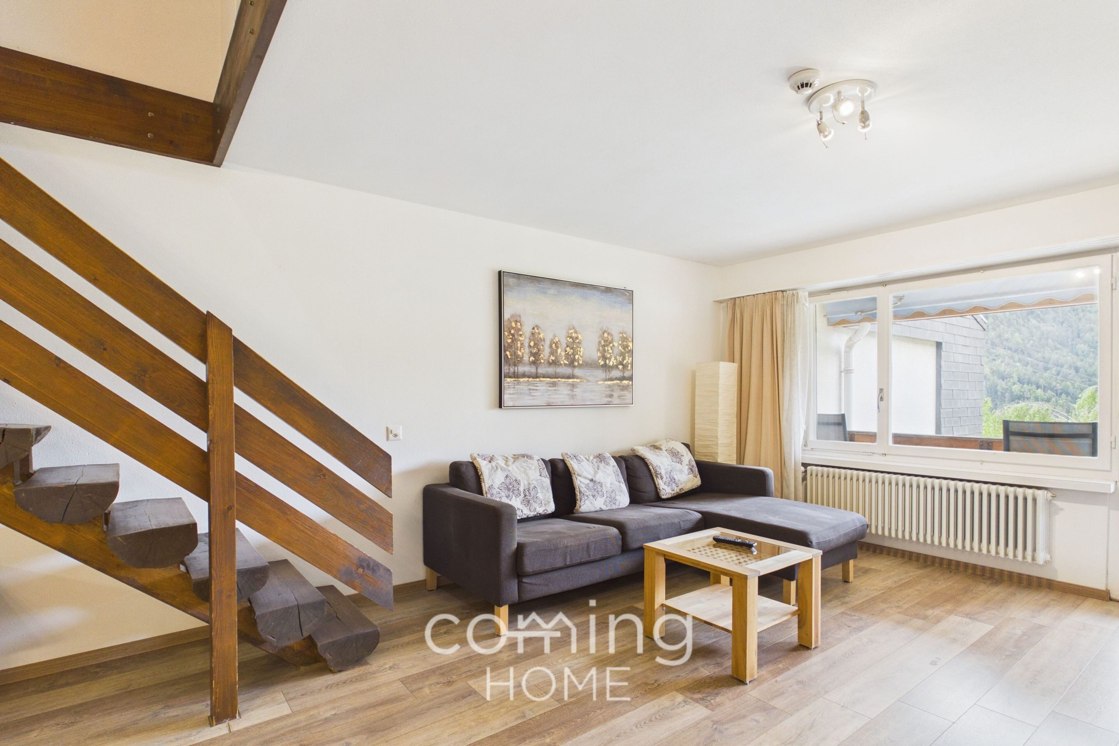 2.5-Zimmer-Duplexwohnung mit Balkon und Bergblick in Mörel kaufen - 1