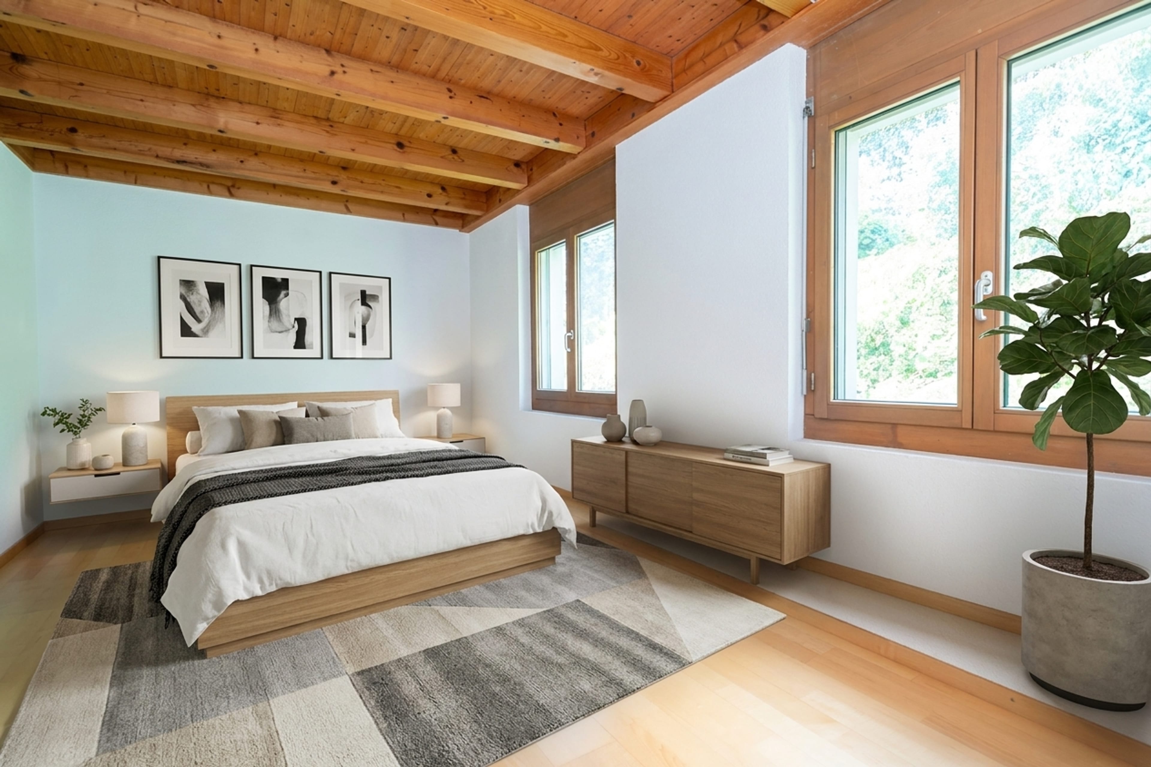 5.5-Zimmer-Reihenhaus mit Aussensitzplätzen, zwei Balkonen und einem Einstellhallenplatz - 9