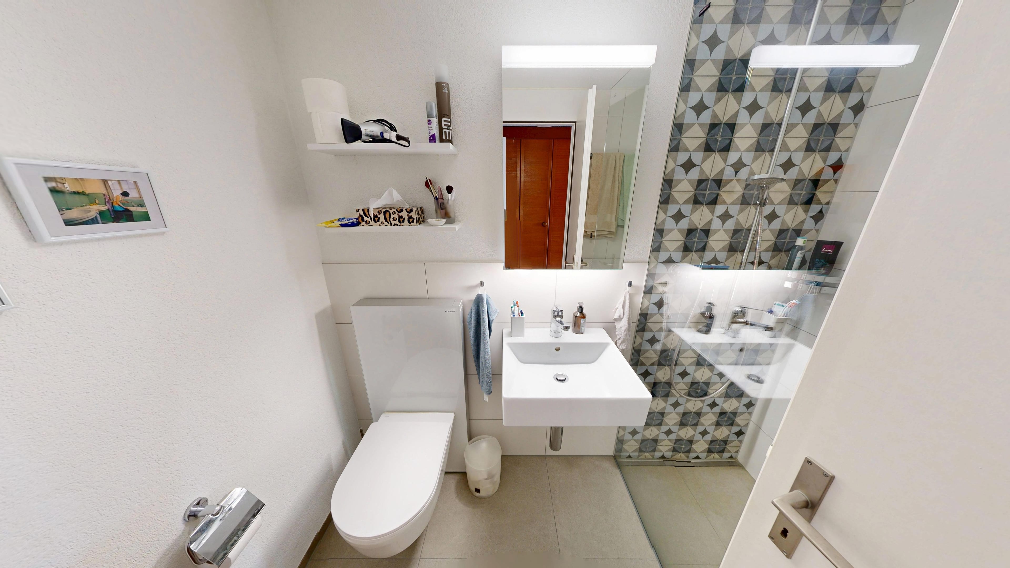 2.5-Zimmer-Wohnung mit Seesicht in Gunten - 10