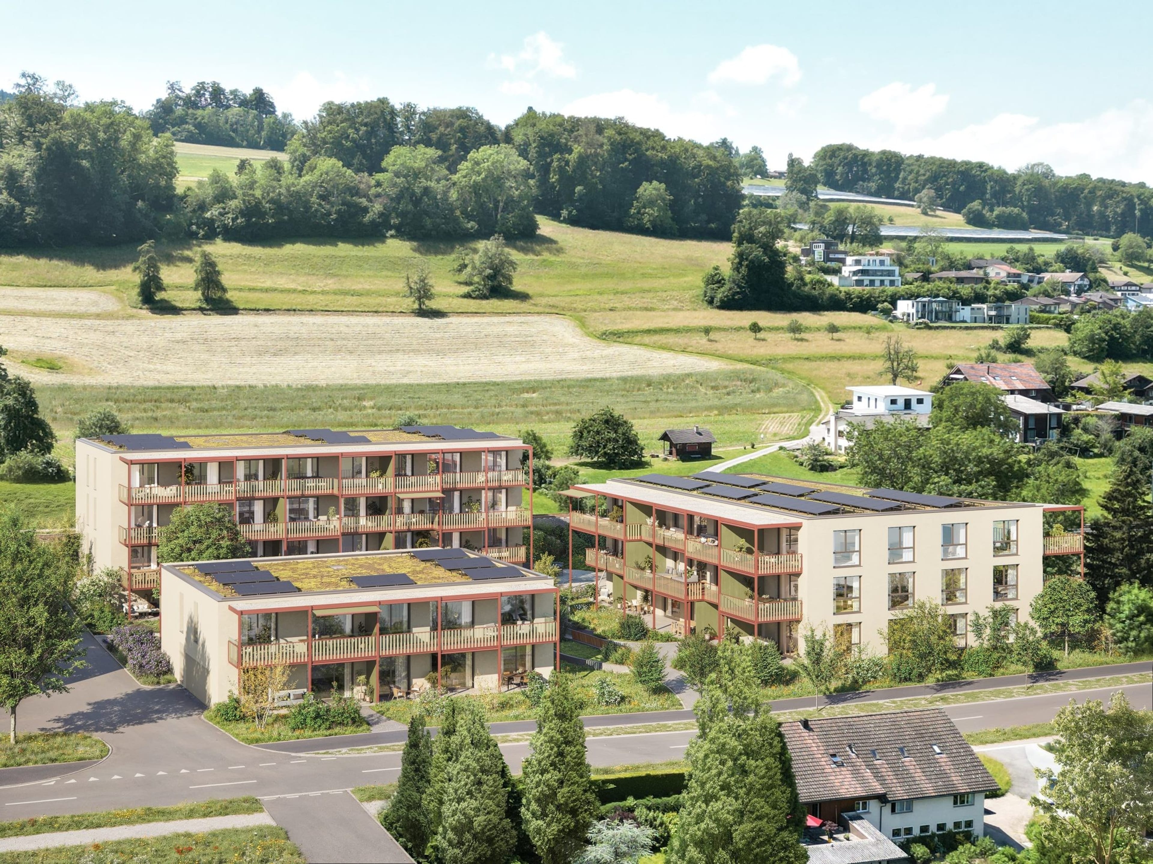 3.5-Zimmer-Wohnung mit Balkon und Garten in Boniswil - 2