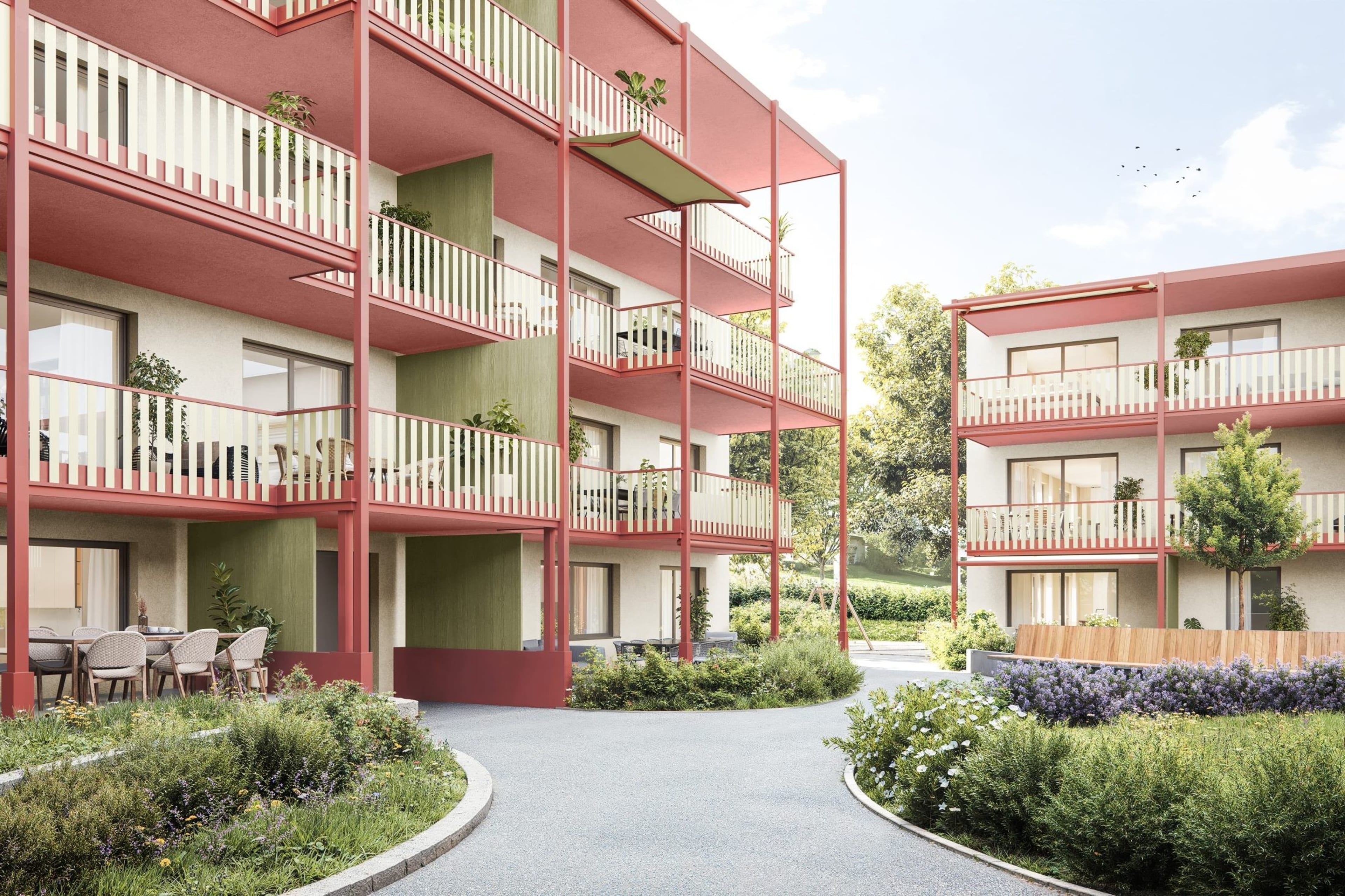 3.5-Zimmer-Wohnung mit Balkon und Garten in Boniswil