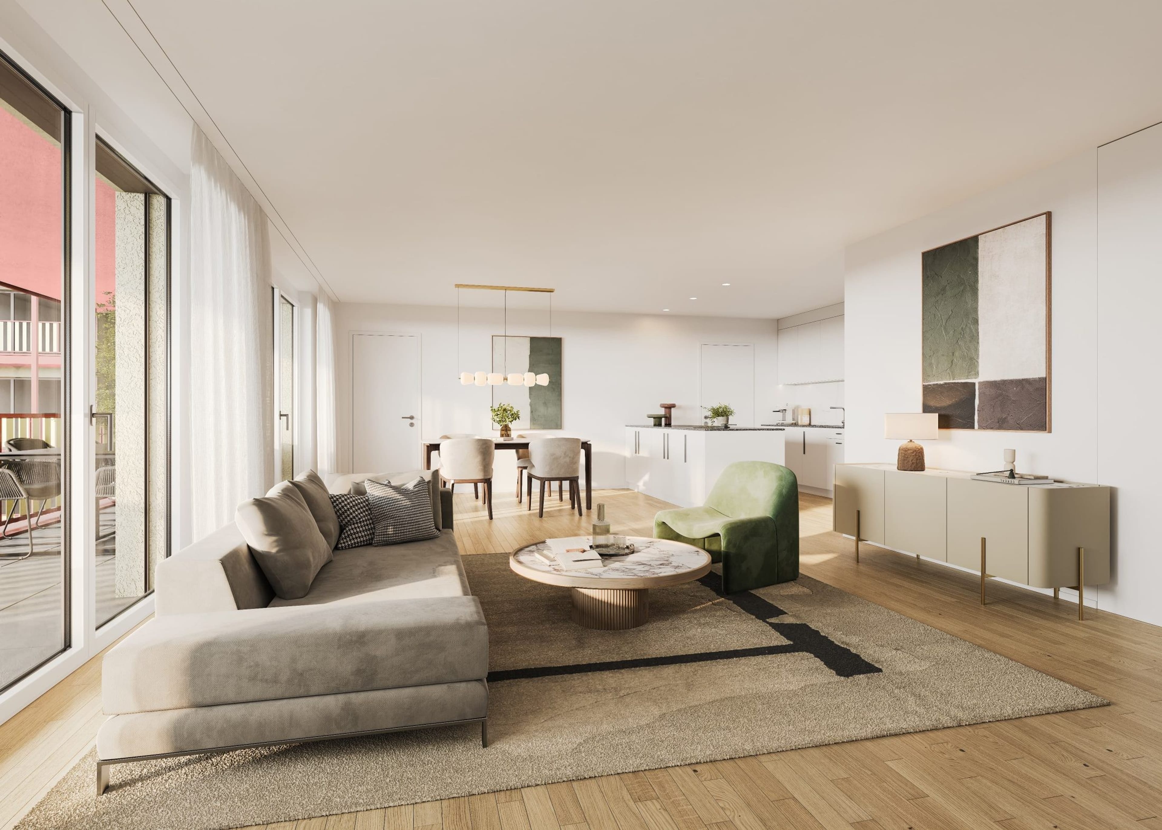 3.5-Zimmer-Wohnung mit Balkon und Garten in Boniswil - 5