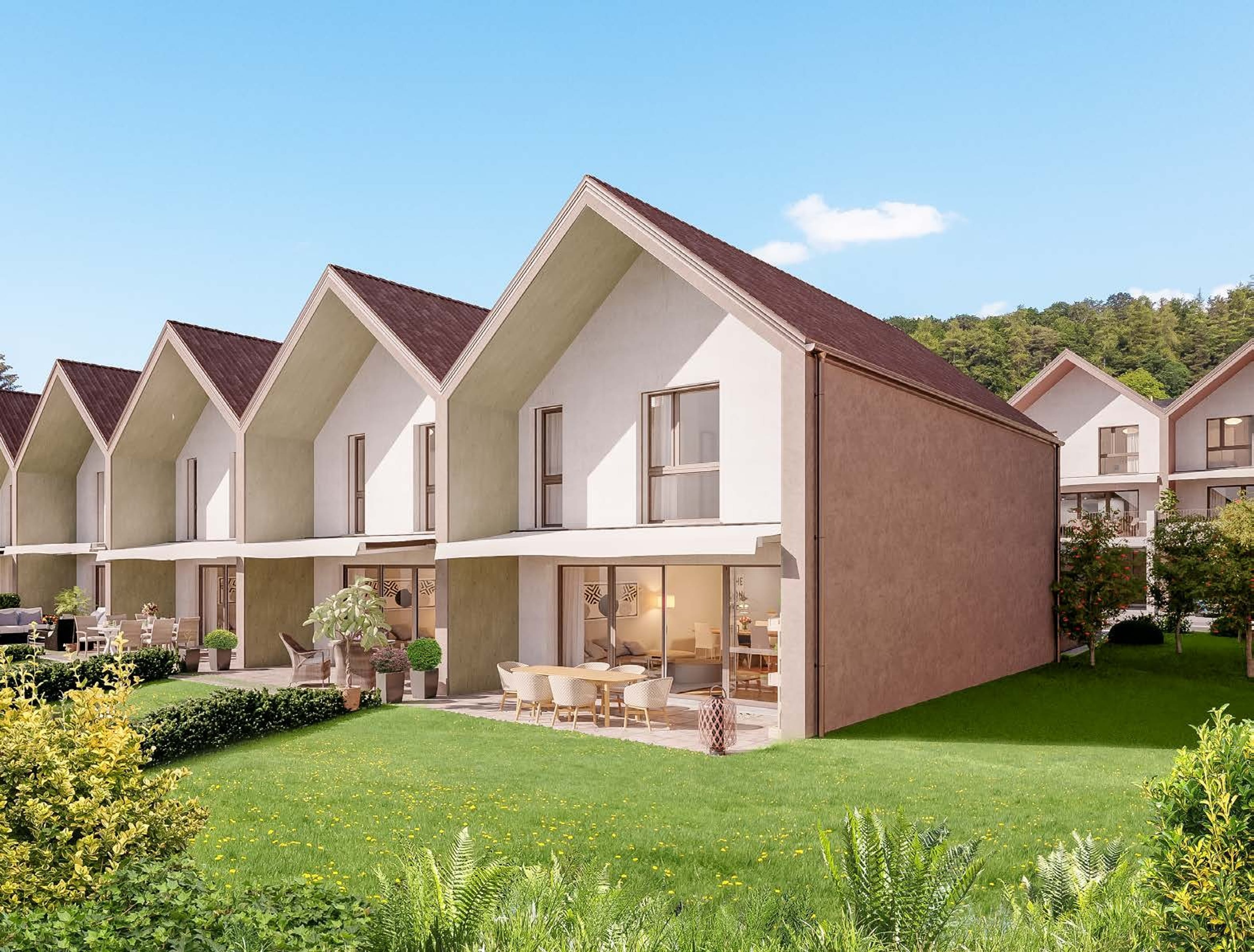 4.5-Zi.-Reihenhaus mit Terrasse in Reinach AG kaufen - Bild 1