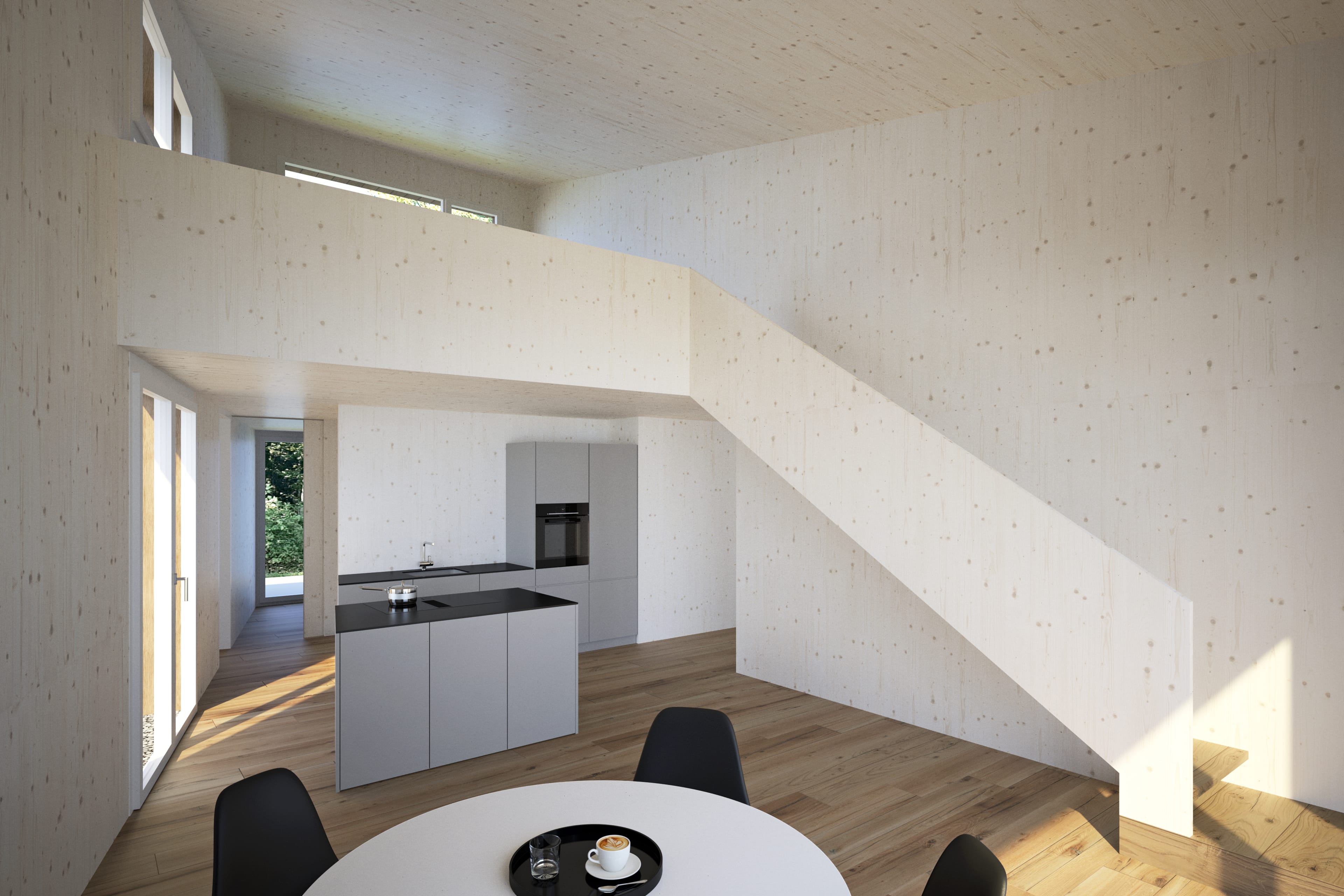 Wohnen mit Freiraum – moderne Doppelhaushälfte im Atelierhaus-Stil - 2
