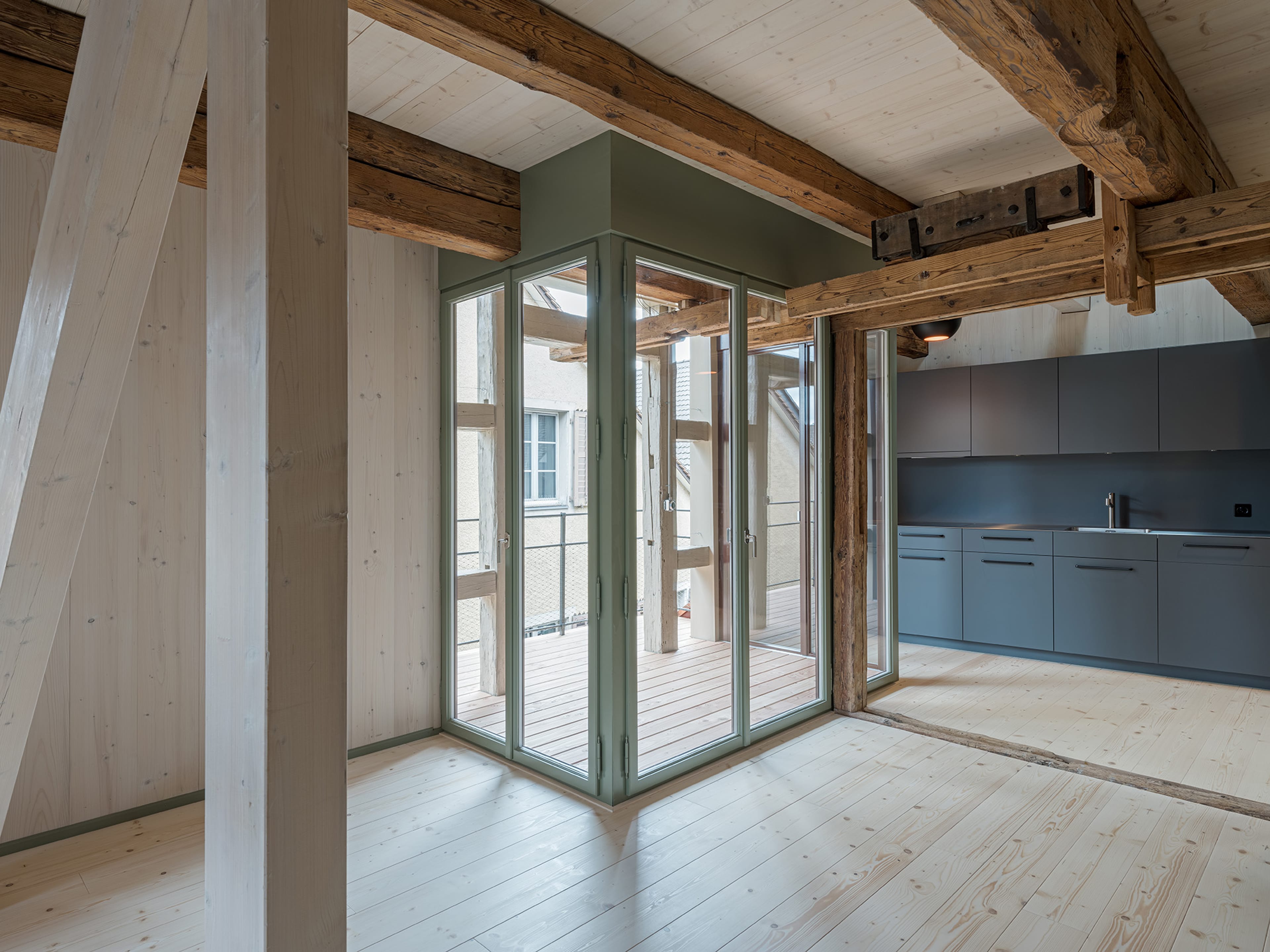 3.5-Zimmer-Maisonette mit Loggia in Bremgarten mieten - 4
