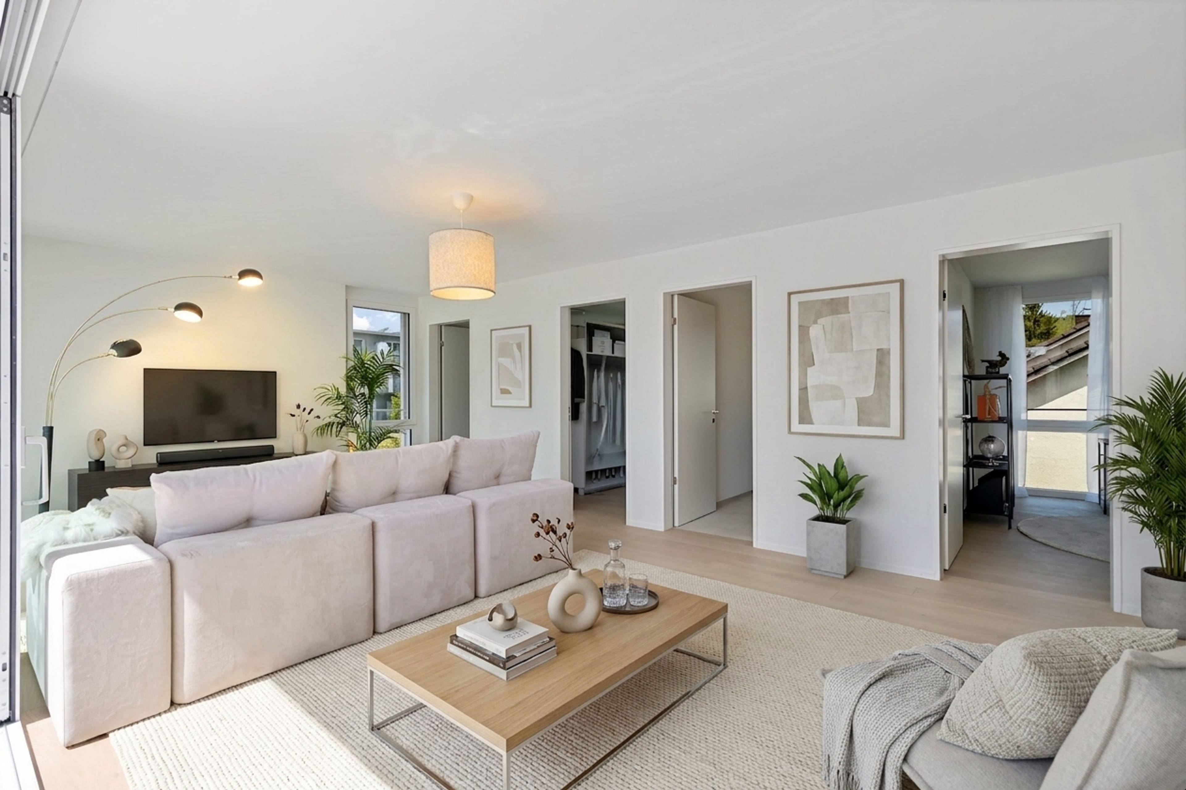 4.5-Zimmer-Gartenwohnung mit 170 m² Garten in Meinisberg kaufen - Bild 2