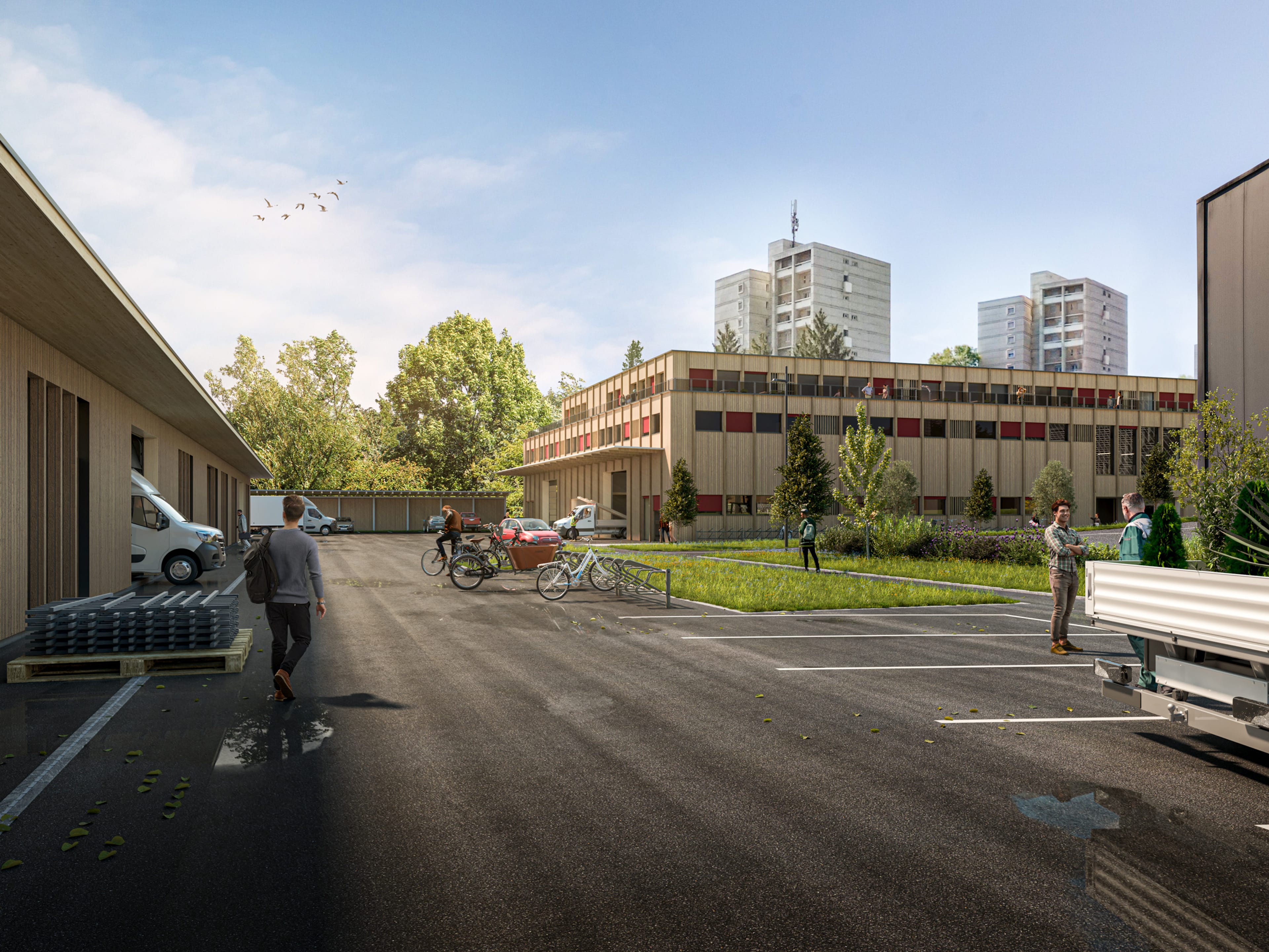 Neubau Gewerbepark NEUHUUS - attraktive Gewerbehalle mit 7.8m Deckenhöhe - 5