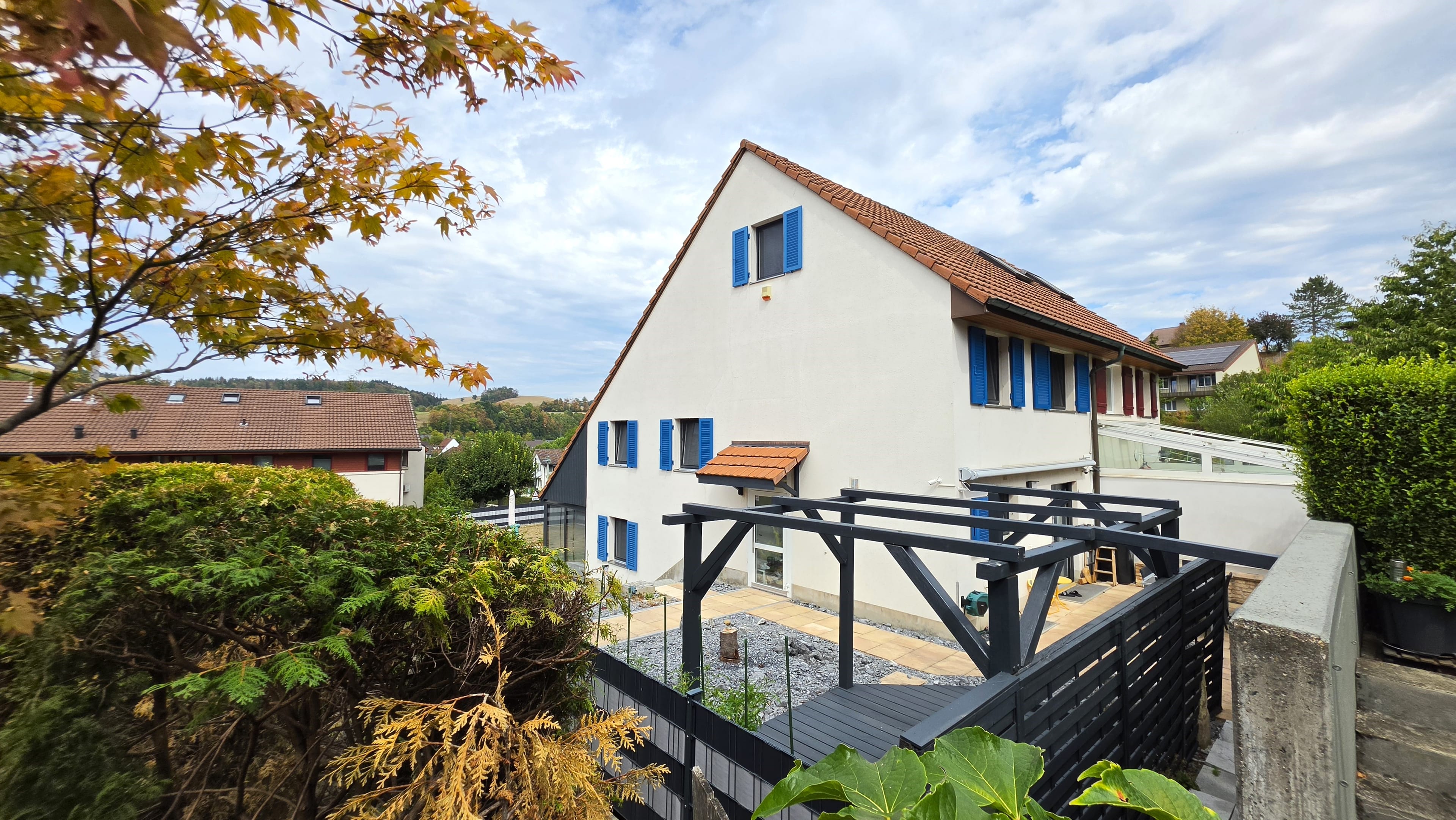5.5-Zi.-Doppeleinfamilienhaus mit Wintergarten in Diegten kaufen - 1