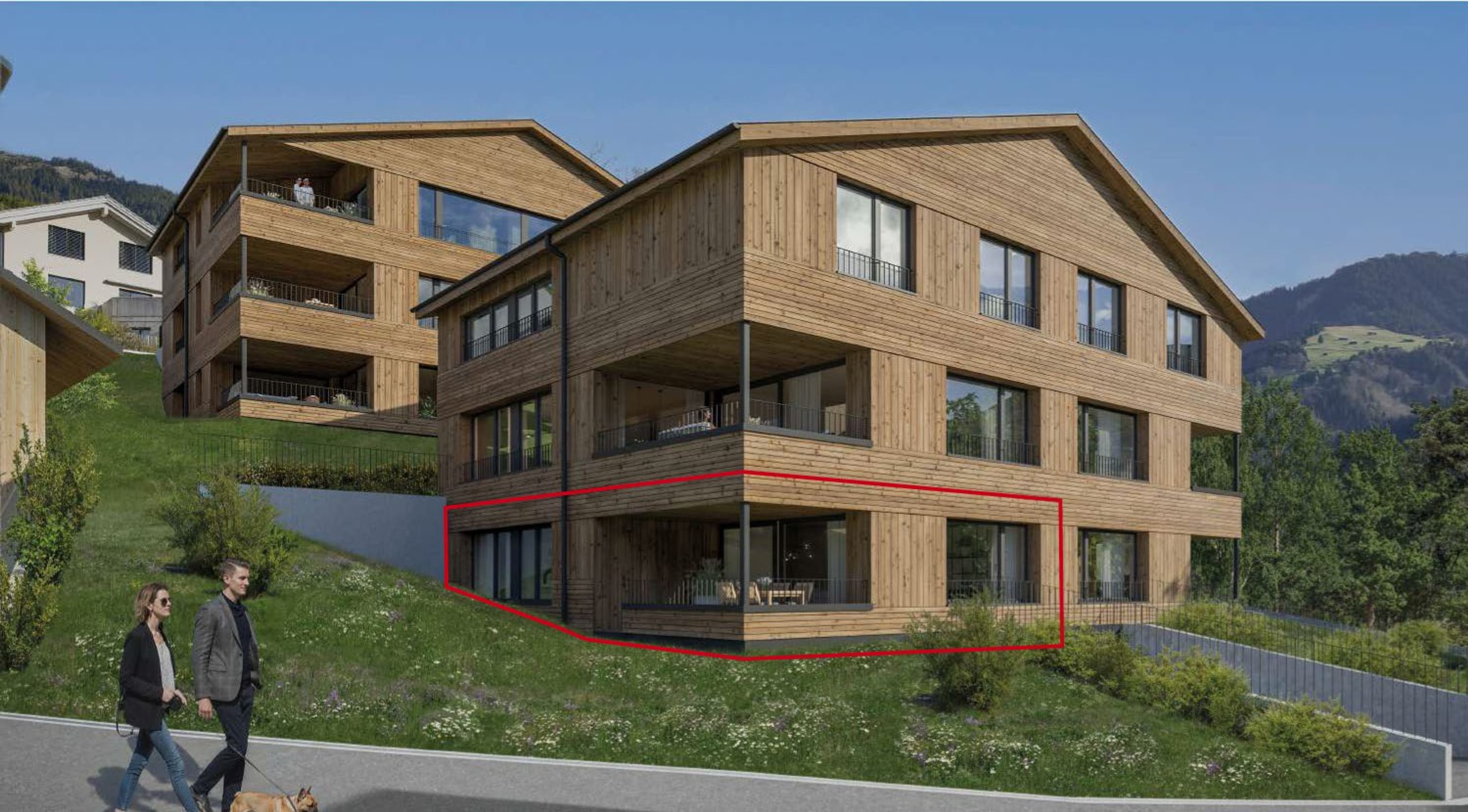 NEUBAU: 3.5-Zimmer-Gartenwohnung in Seewis