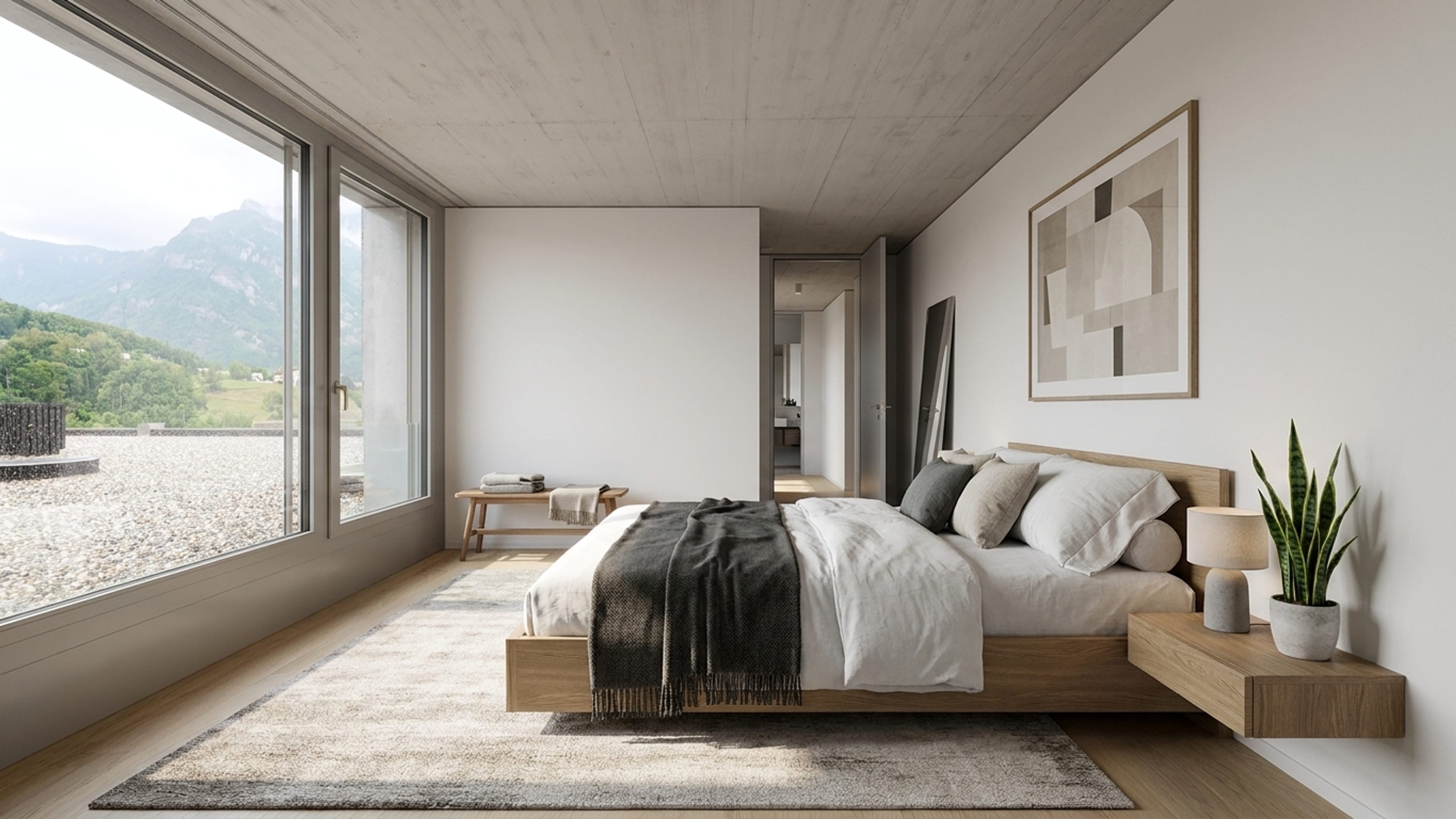 3.5-Zimmer mit Loggia und Bergsicht in Mels mieten - 10