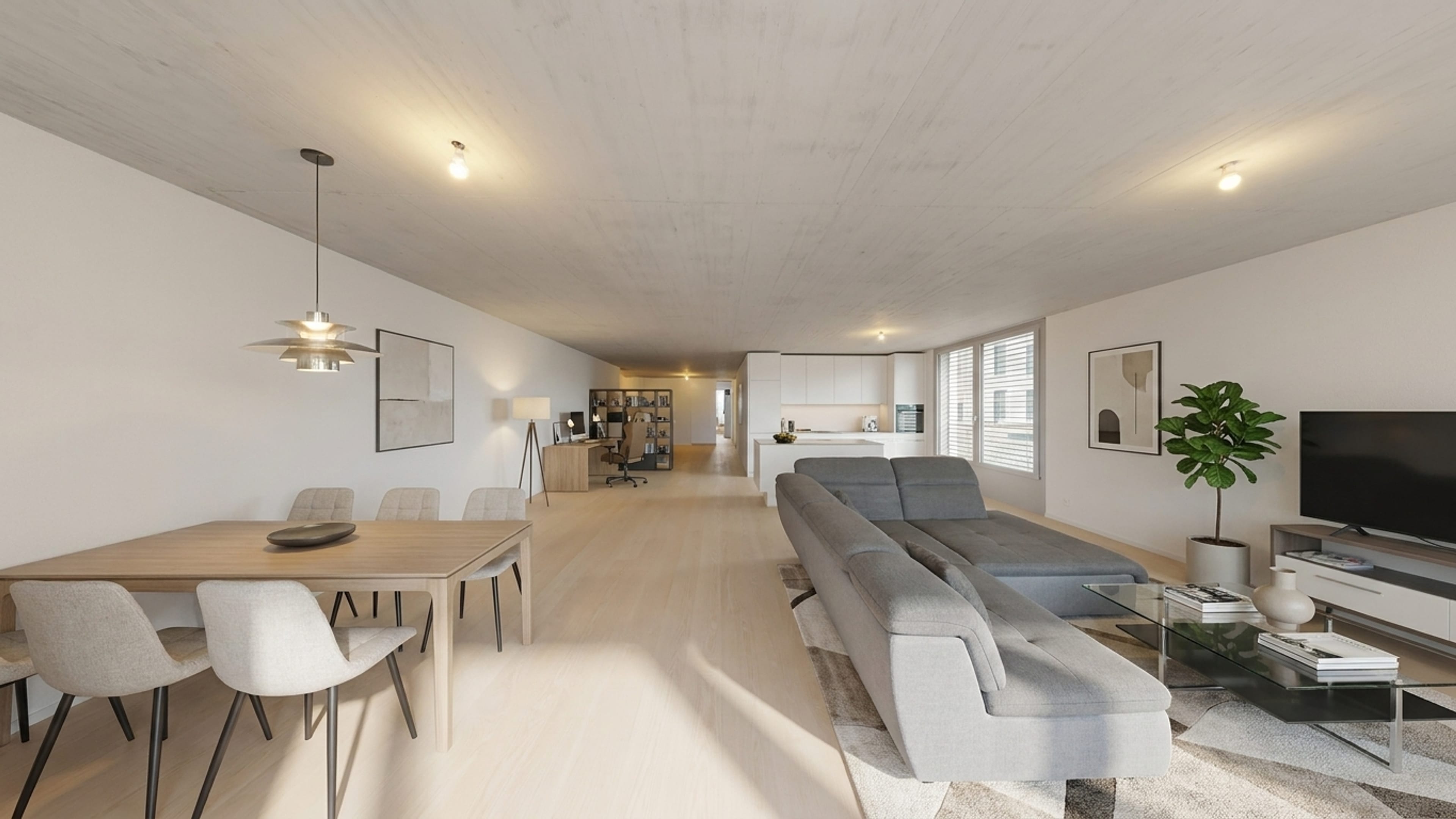 3.5-Zimmer mit Loggia und Bergsicht in Mels mieten - 8