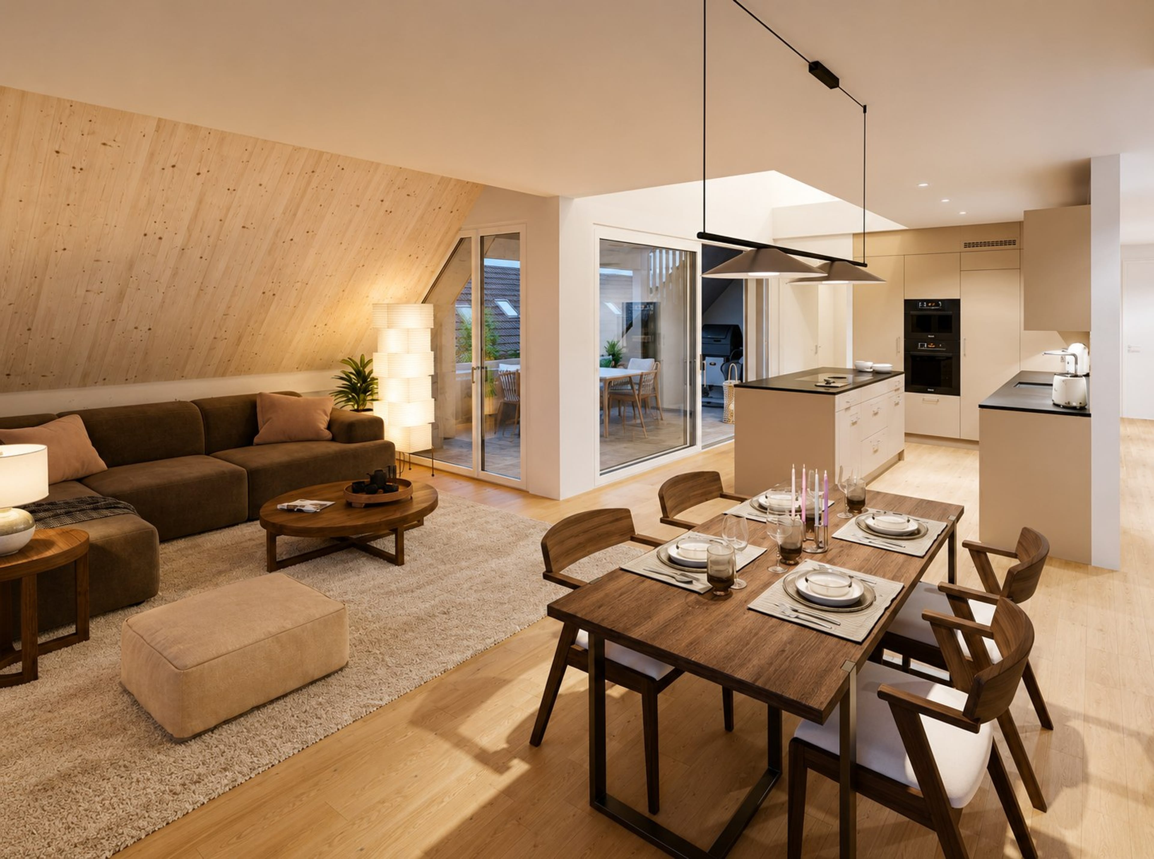 4.5-Zimmer-Maisonette mit Galerie und Balkon - 3