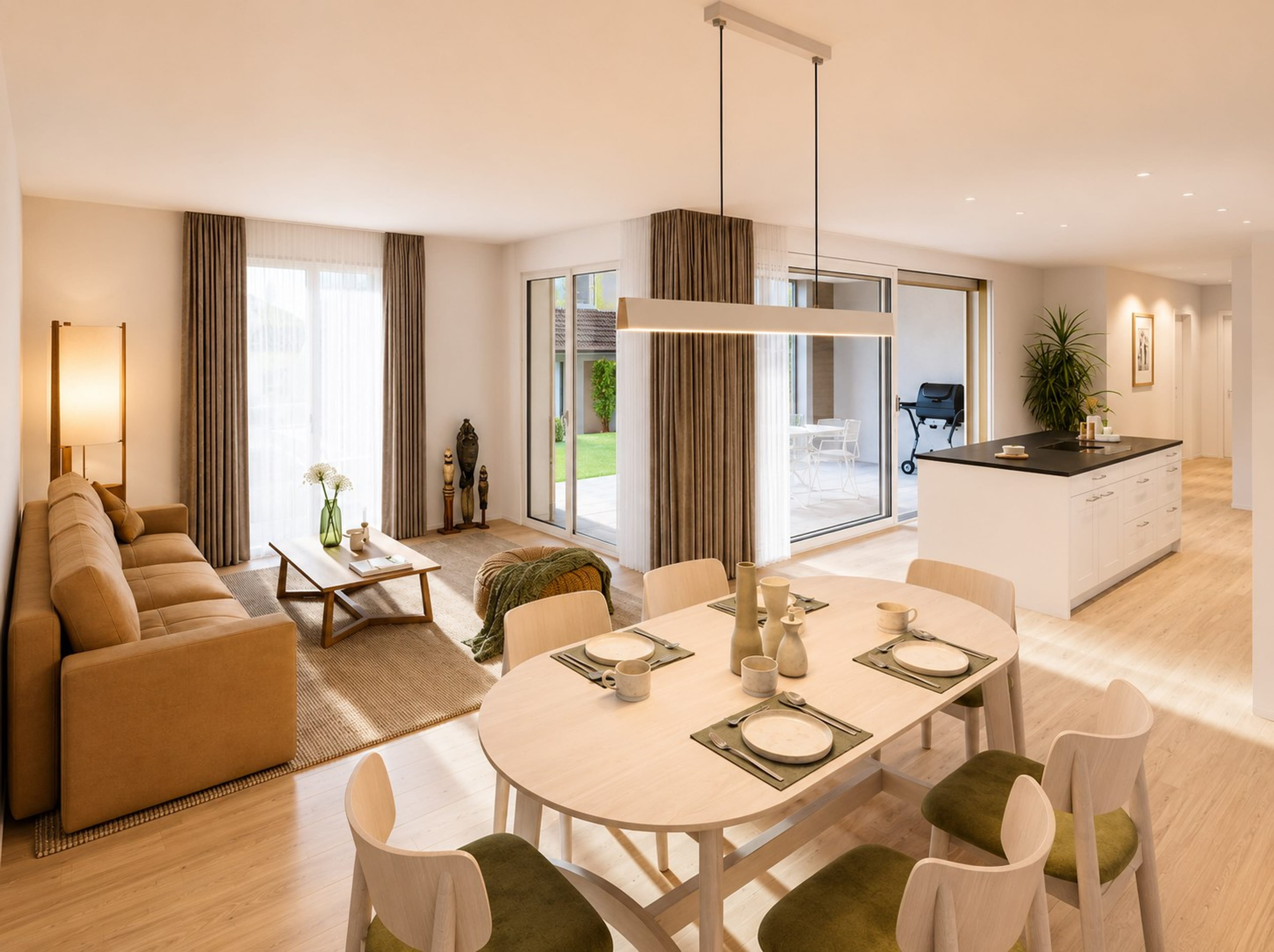 4.5-Zimmer-Maisonette mit Galerie und Balkon - 4