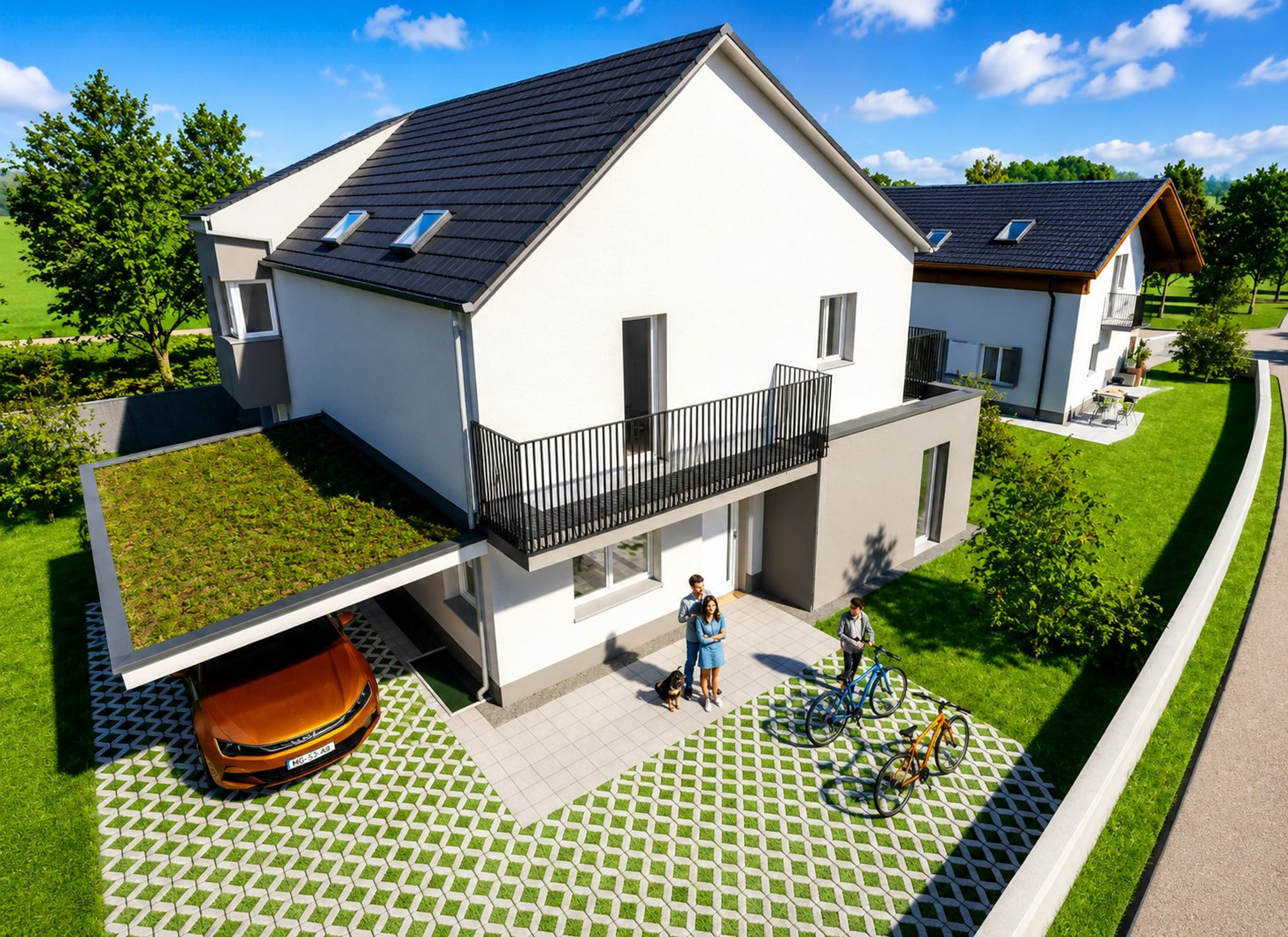 Neubau 6.5-Zi.-Einfamilienhaus mit Garten